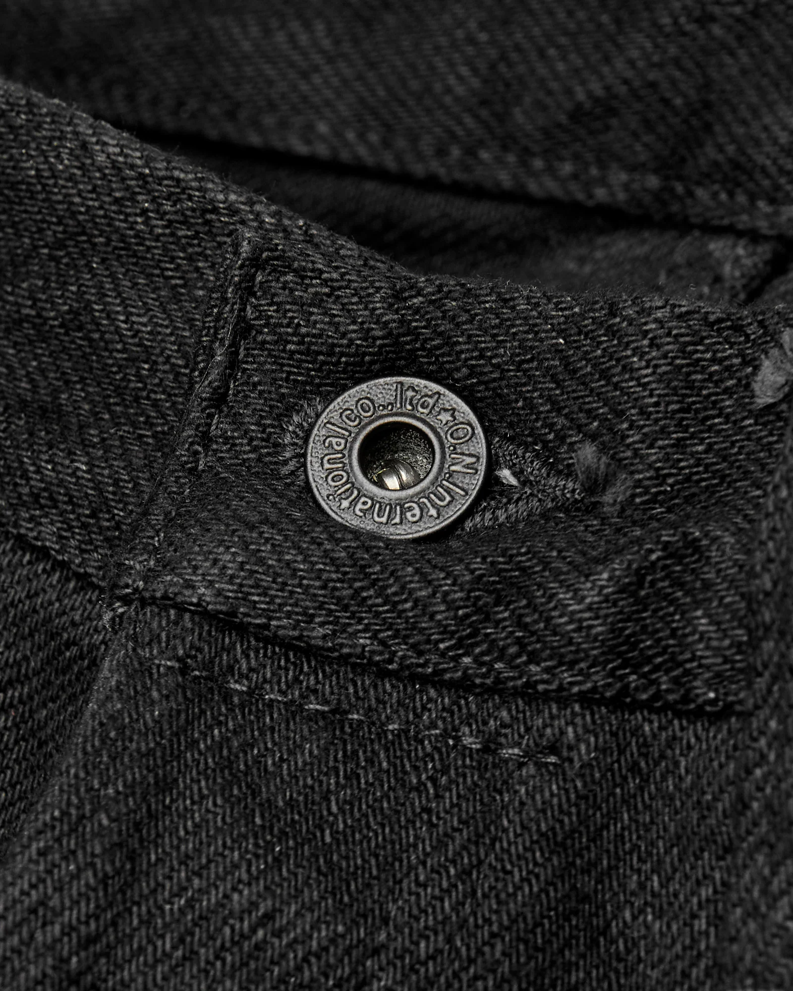 200ZR-BKBK "Secret Black" 20oz Selvedge Denim - Wide Straight Fit - Image 8