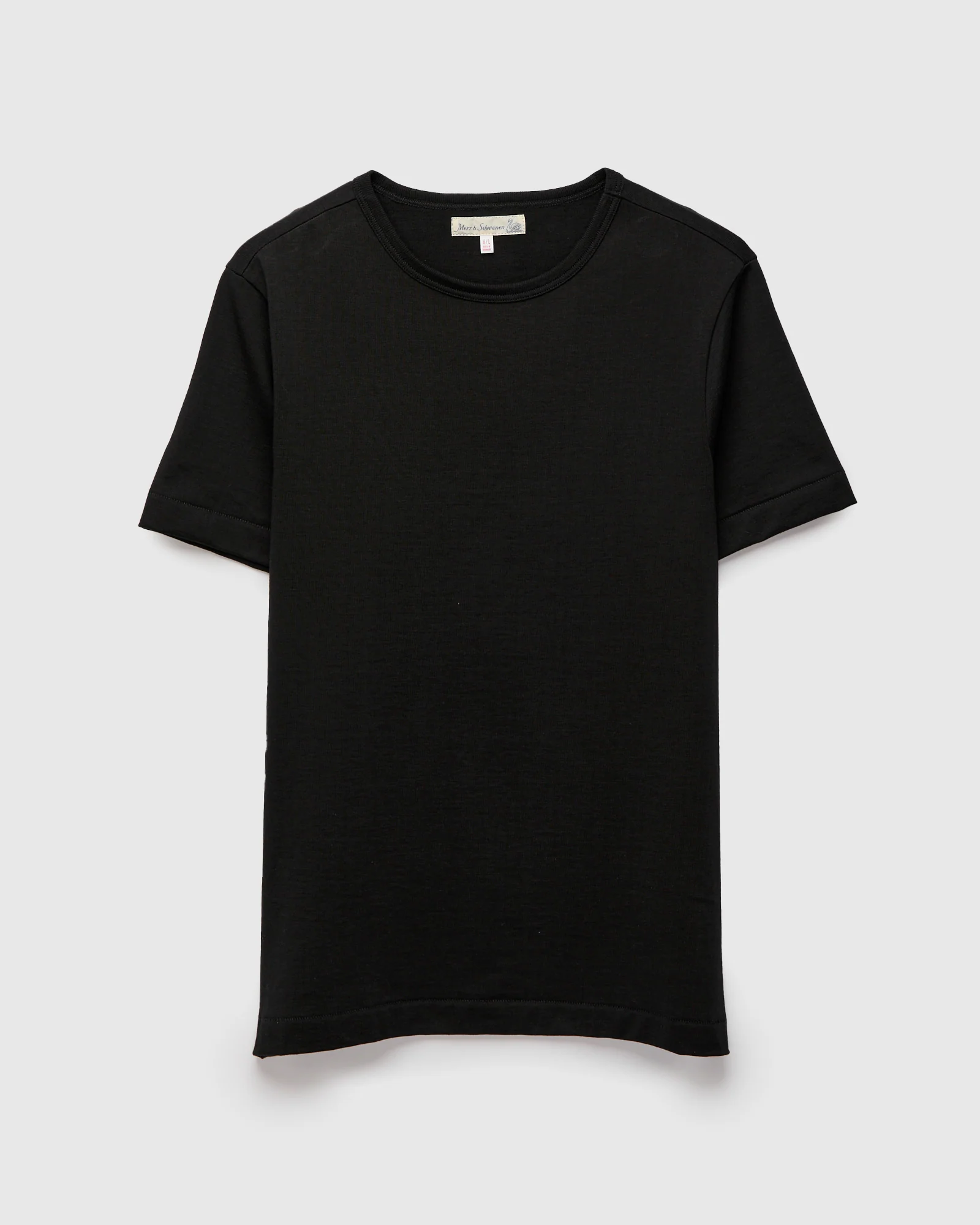 215 "Good Originals" Heavyweight 7.2oz Loopwheel T-Shirt in Deep Black