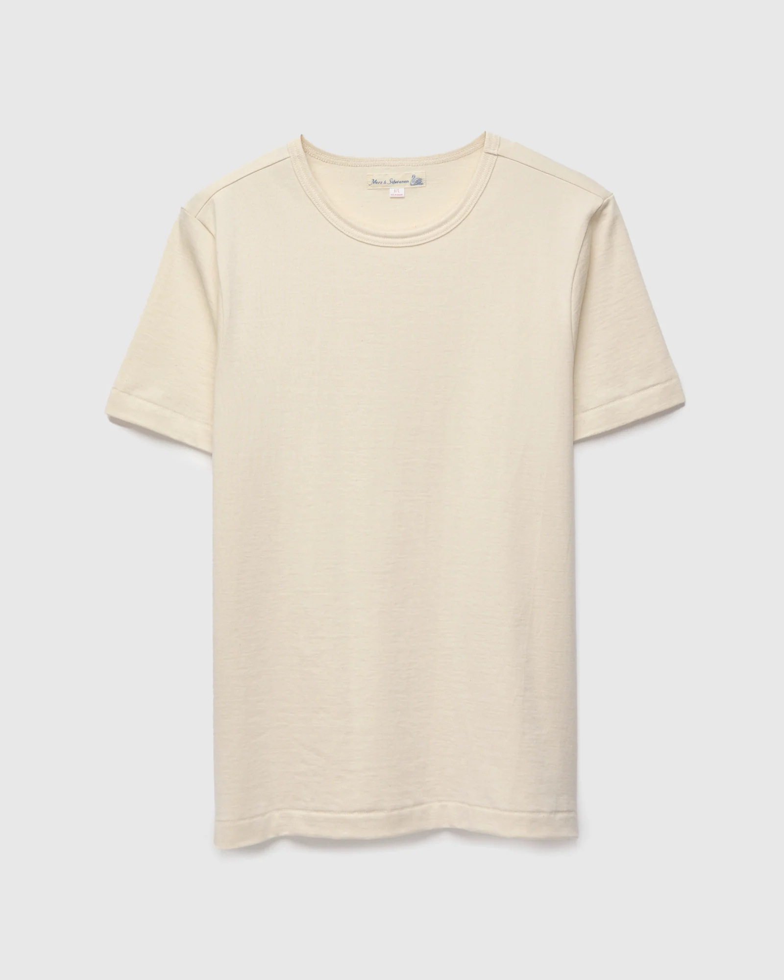 215 "Good Originals" Heavyweight 7.2oz Loopwheel T-Shirt in Natural