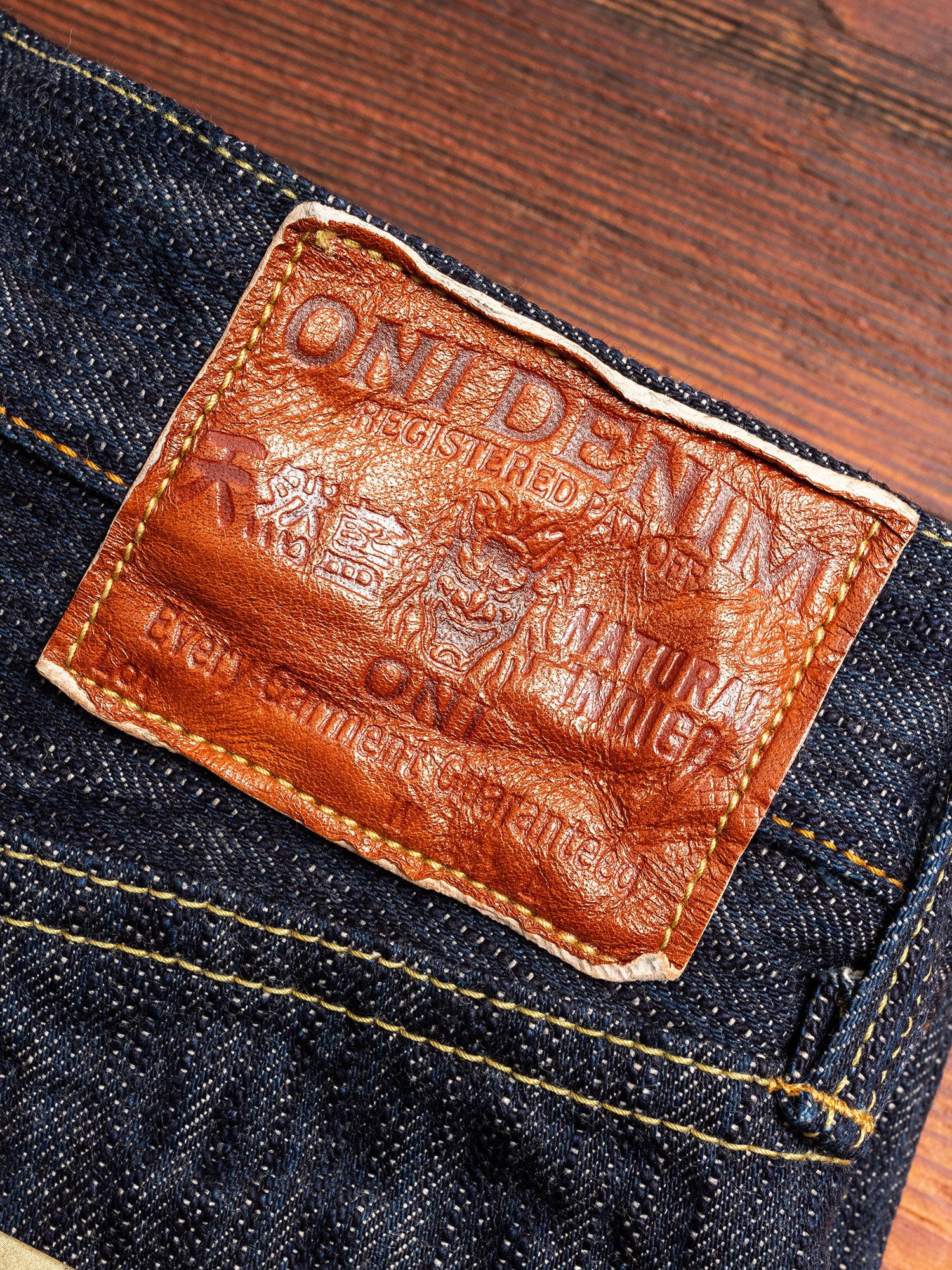 245-NIKHN "Natural Indigo Kihannen" 18oz Selvedge Denim - Regular Straight Fit - Image 3
