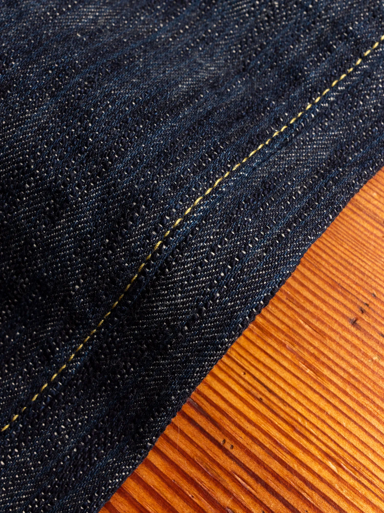 245-NIKHN "Natural Indigo Kihannen" 18oz Selvedge Denim - Regular Straight Fit - Image 8