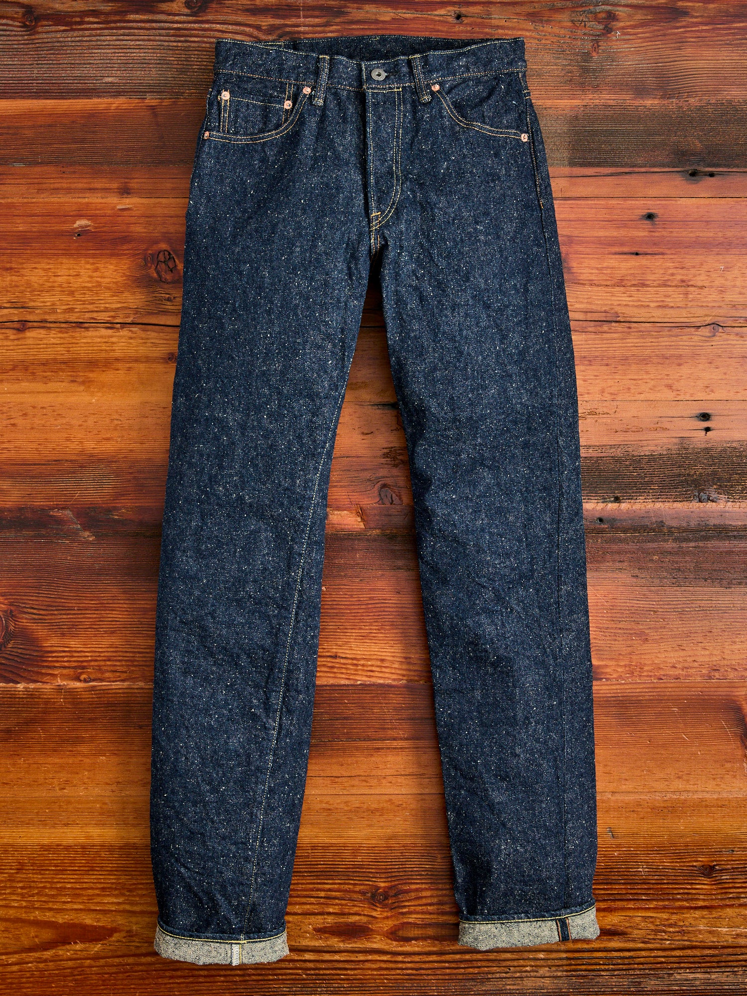 246-CCD "Crushed Concrete" 15oz Selvedge Denim - Clean Straight Fit - Image 2