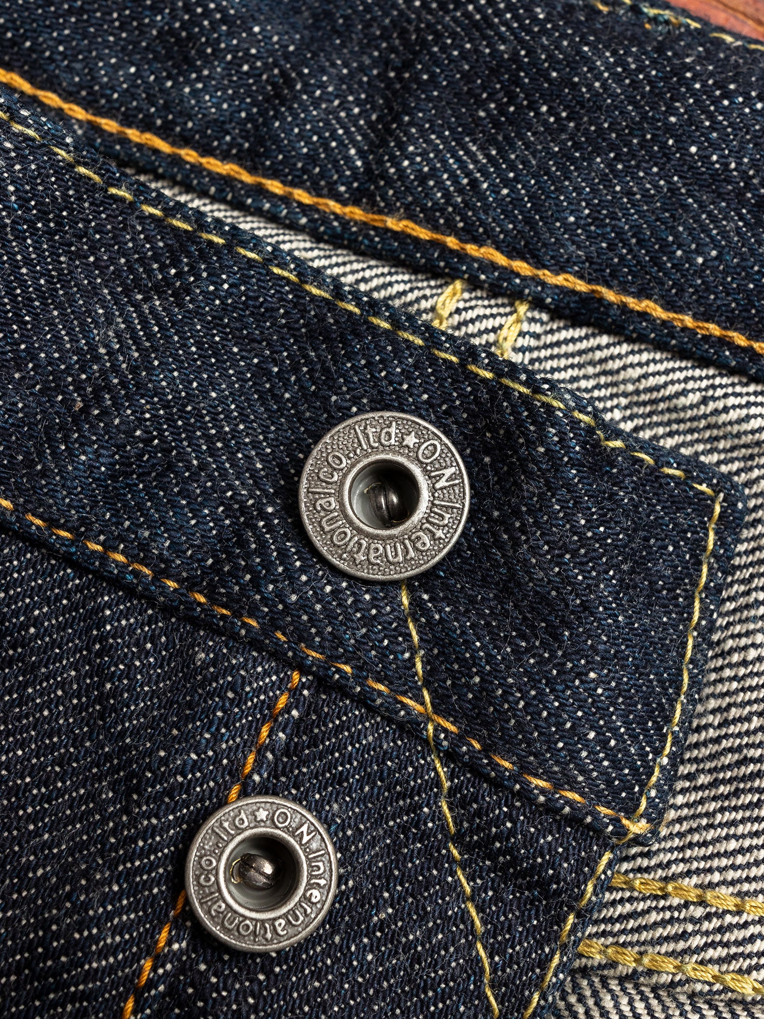 246-GC16 "Greencast" 16oz Selvedge Denim - Clean Straight Fit - Image 7
