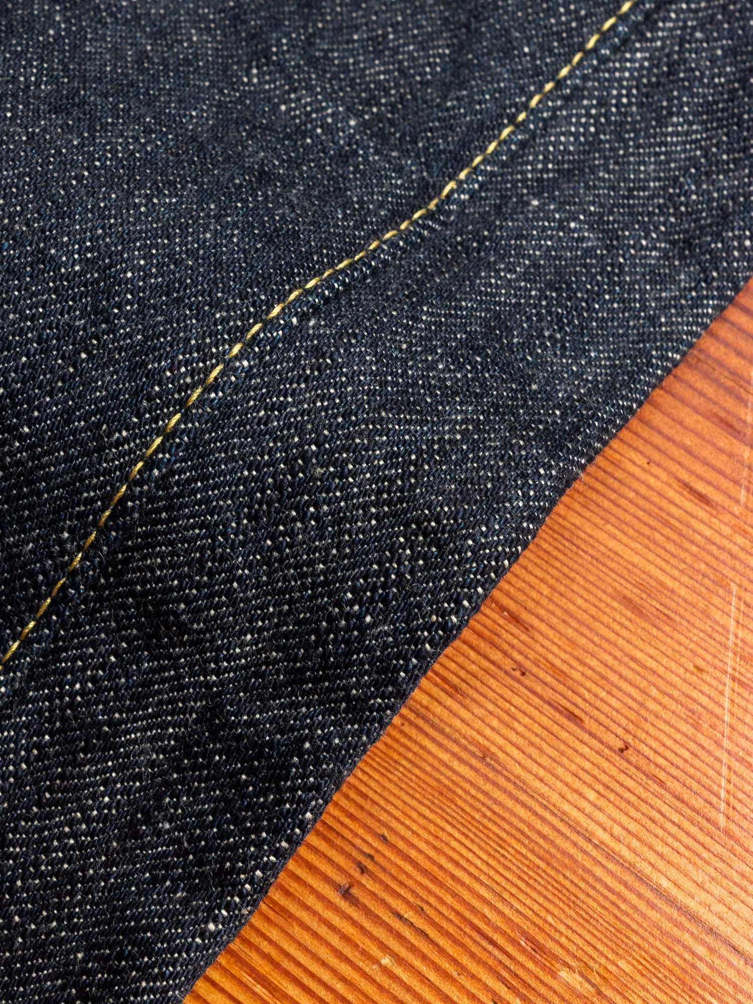 246-GC16 "Greencast" 16oz Selvedge Denim - Clean Straight Fit - Image 8
