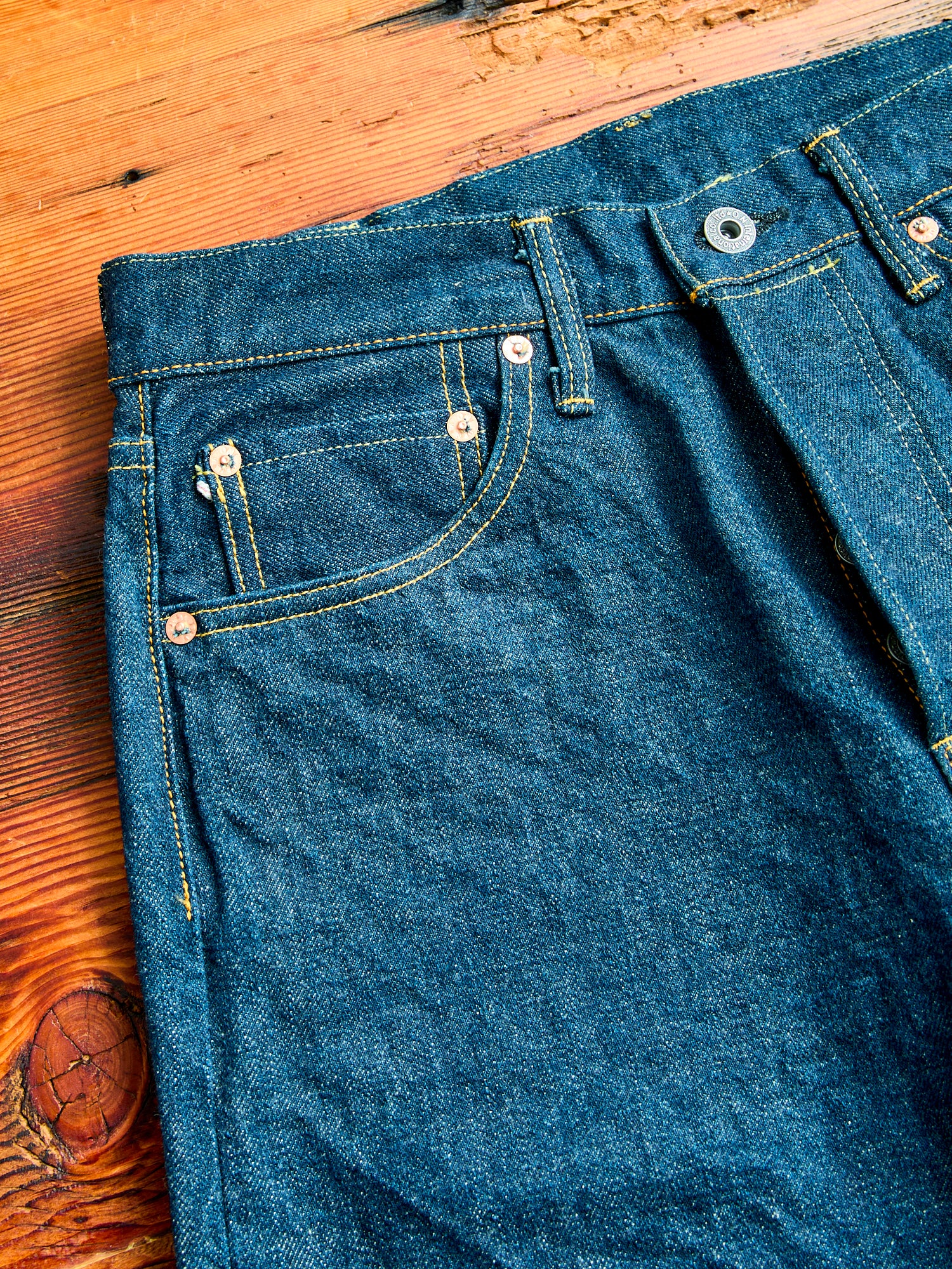 246 "Ishikawadai" 15oz Selvedge Denim - Clean Straight Fit - Image 6