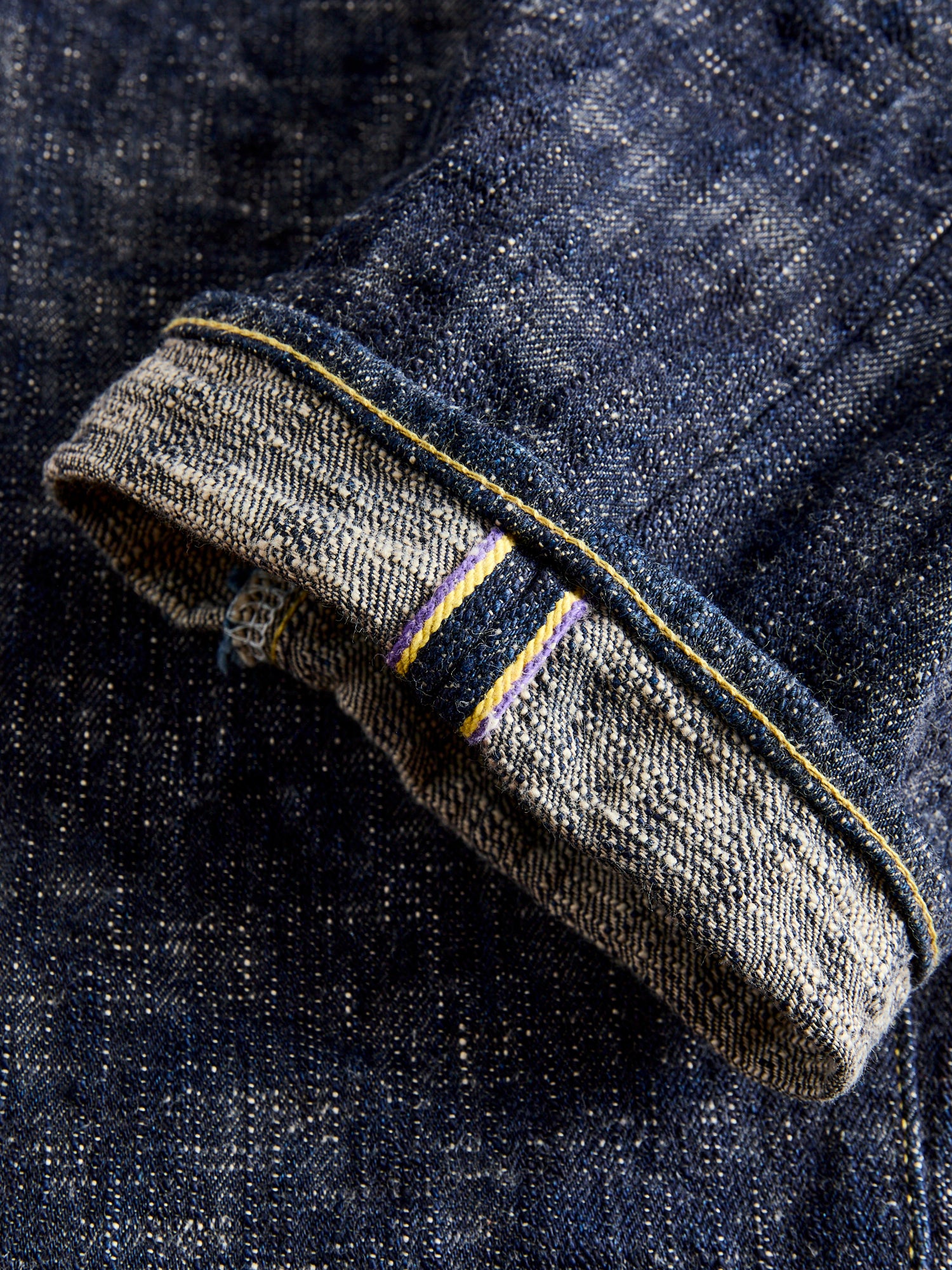246 "Kasuri" 17oz Slub Selvedge Denim - Clean Straight Fit - Image 11