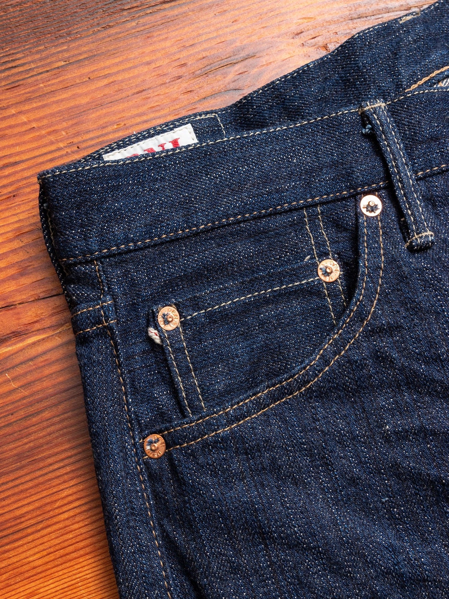 246 "Kiwami" 16oz Natural Indigo Selvedge Denim - Clean Straight Fit - Image 5