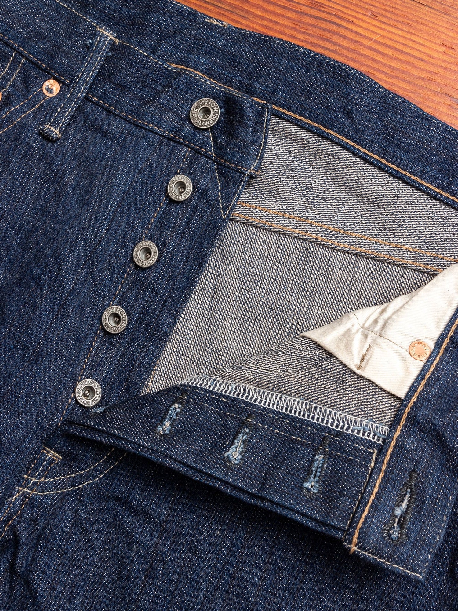 246 "Kiwami" 16oz Natural Indigo Selvedge Denim - Clean Straight Fit - Image 6