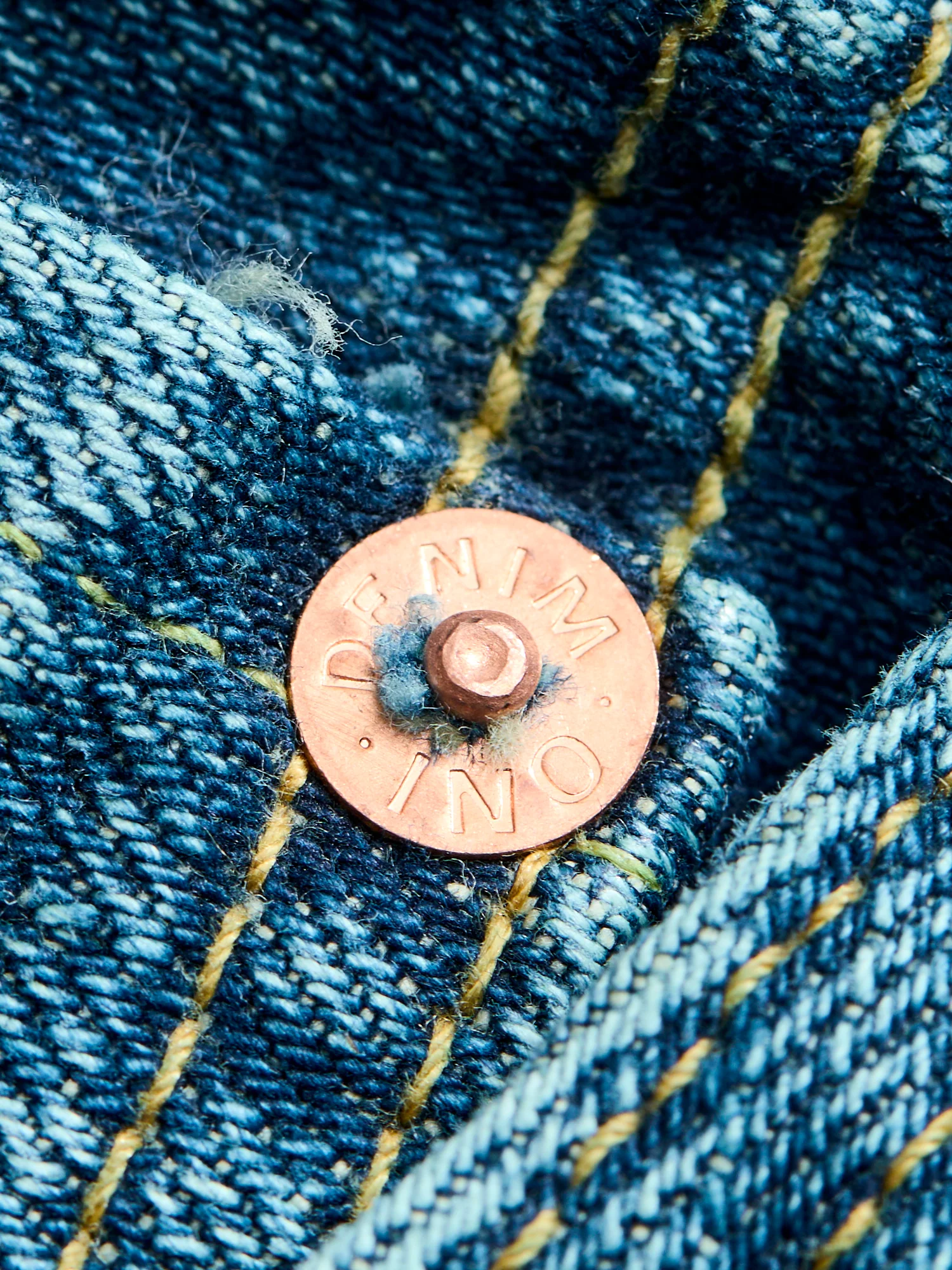 246-USED "Ishikawadai" 15oz Washed Selvedge Denim - Clean Straight Fit - Image 14