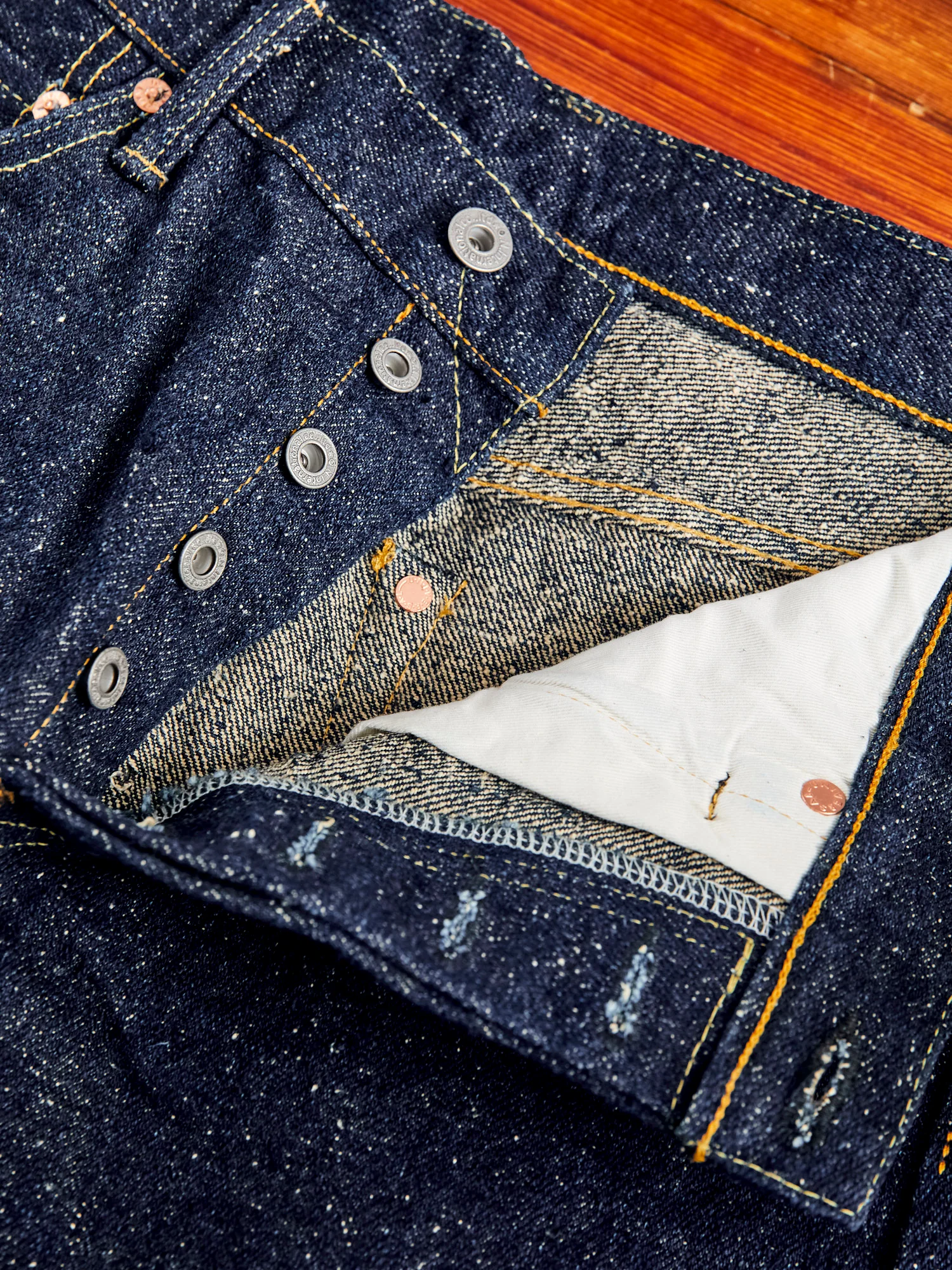 246SESR "Secret Super Rough Denim" 20oz Selvedge Denim - Clean Straight Fit - Image 8