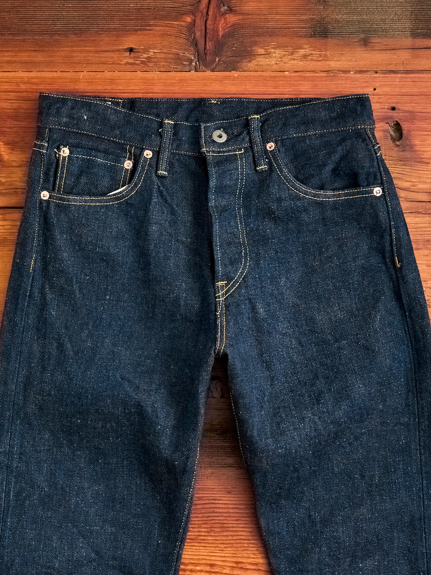 246ZR-KAKBR "Secret Kabukimimi" 20oz Selvedge Denim - Clean Straight Fit - Image 5