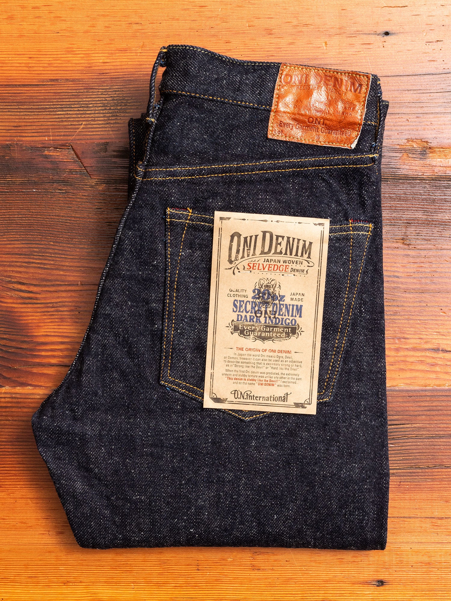 247DIZR "Dark Indigo Secret Denim" 20oz Selvedge Denim - Clean Straight Fit - Image 2