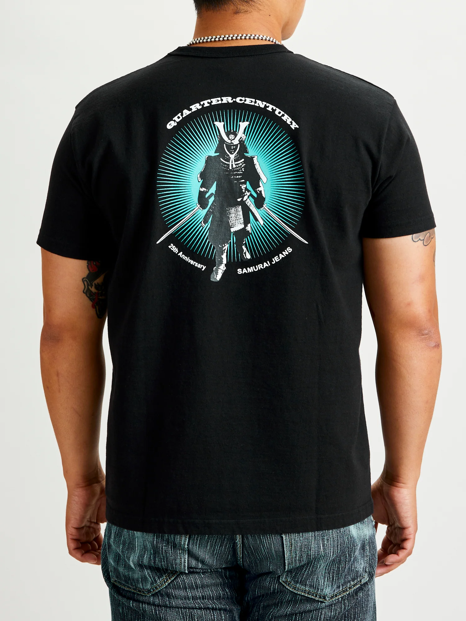 "25th Anniversary" Heavyweight T-Shirt in Black - Image 2