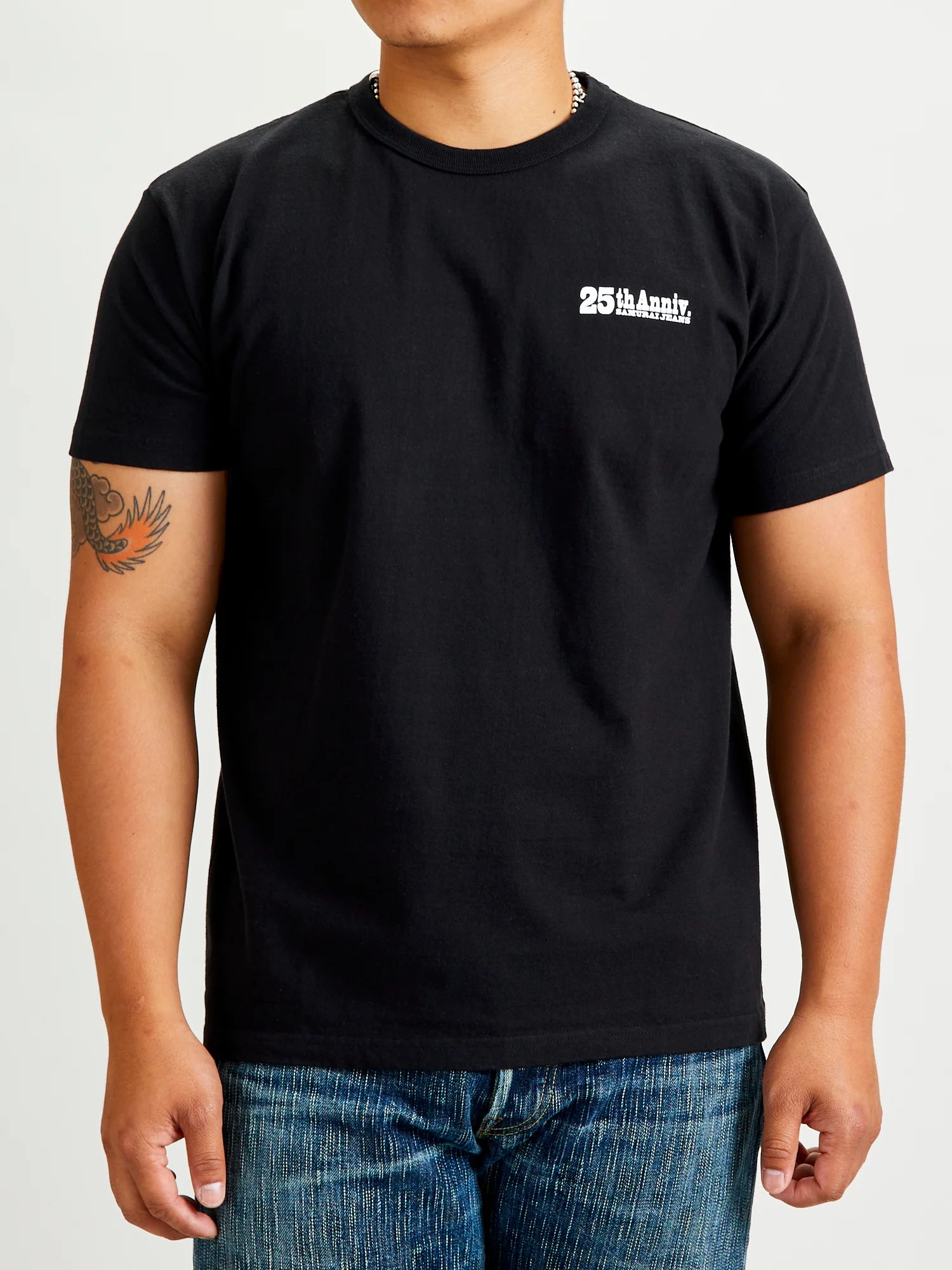 "25th Anniversary" Heavyweight T-Shirt in Black - Image 3