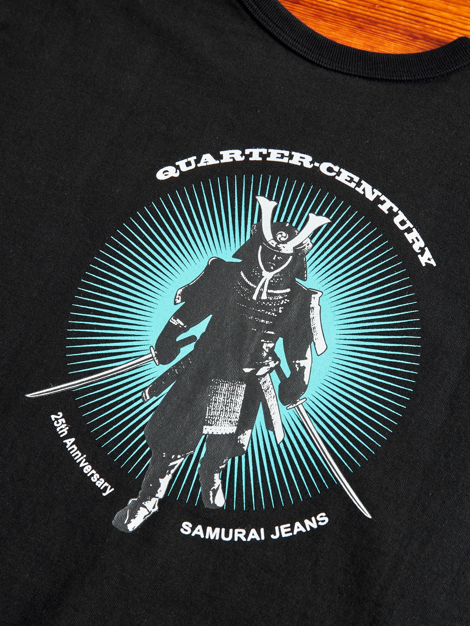 "25th Anniversary" Heavyweight T-Shirt in Black - Image 8