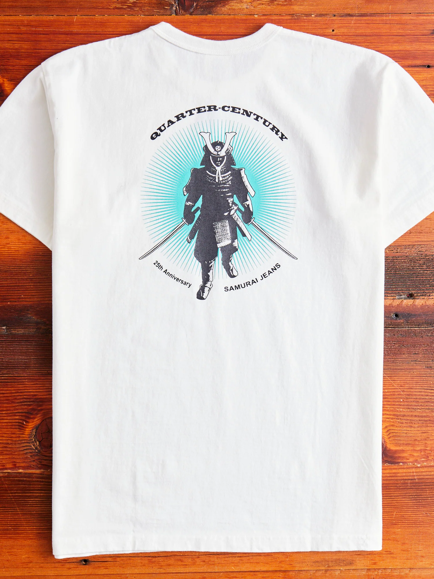 "25th Anniversary" Heavyweight T-Shirt in White - Image 9