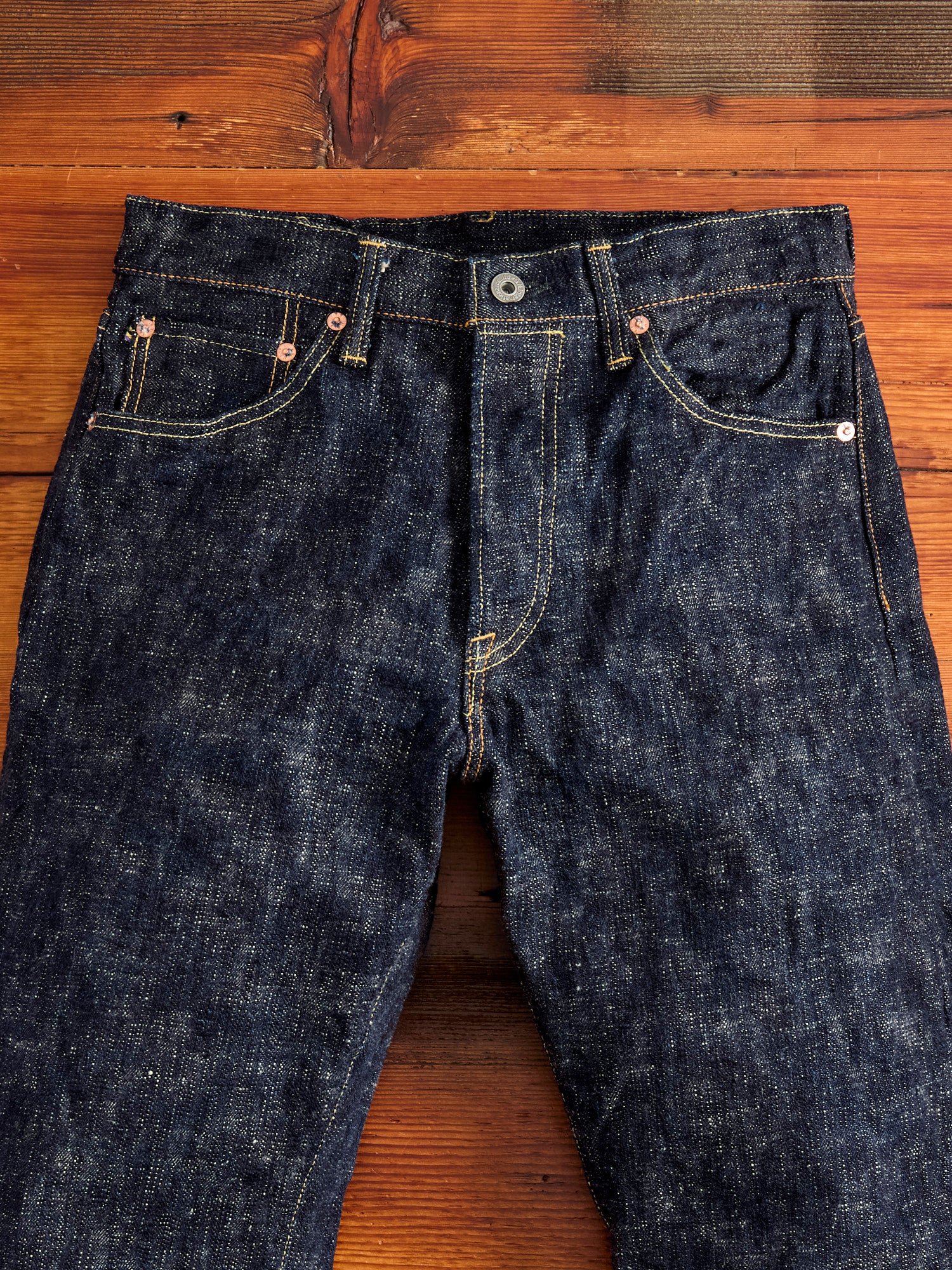 288 "Kasuri" 17oz Slub Selvedge Denim - Classic Straight Fit - Image 6