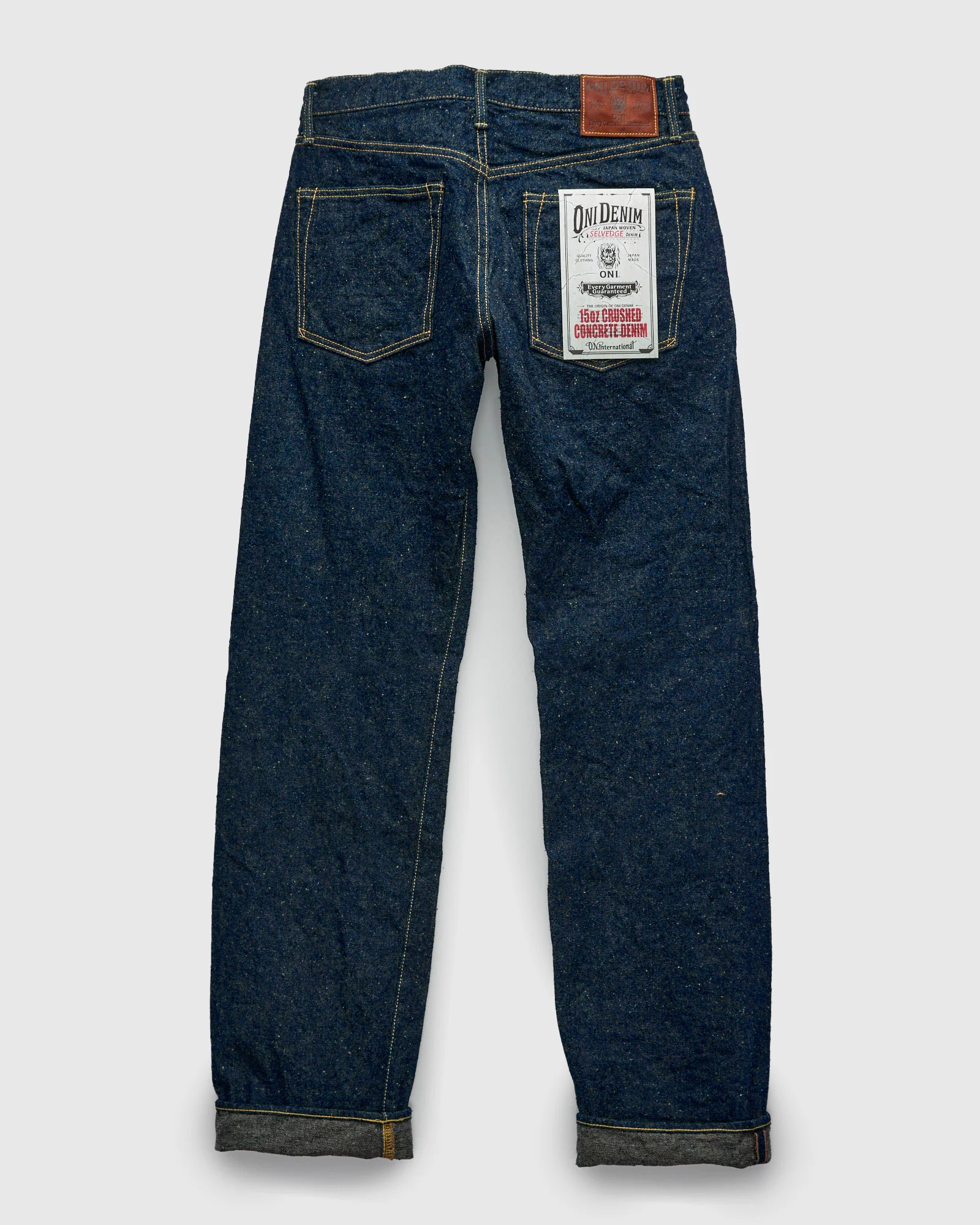288CCD-GOLV "Crushed Concrete" 15oz Selvedge Denim - Classic Straight Fit - Image 3