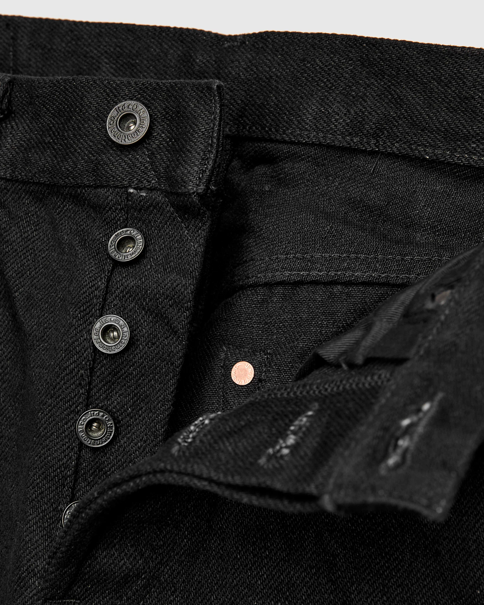 288ZR-BKBK "Secret Black" 20oz Selvedge Denim - Classic Straight Fit - Image 9