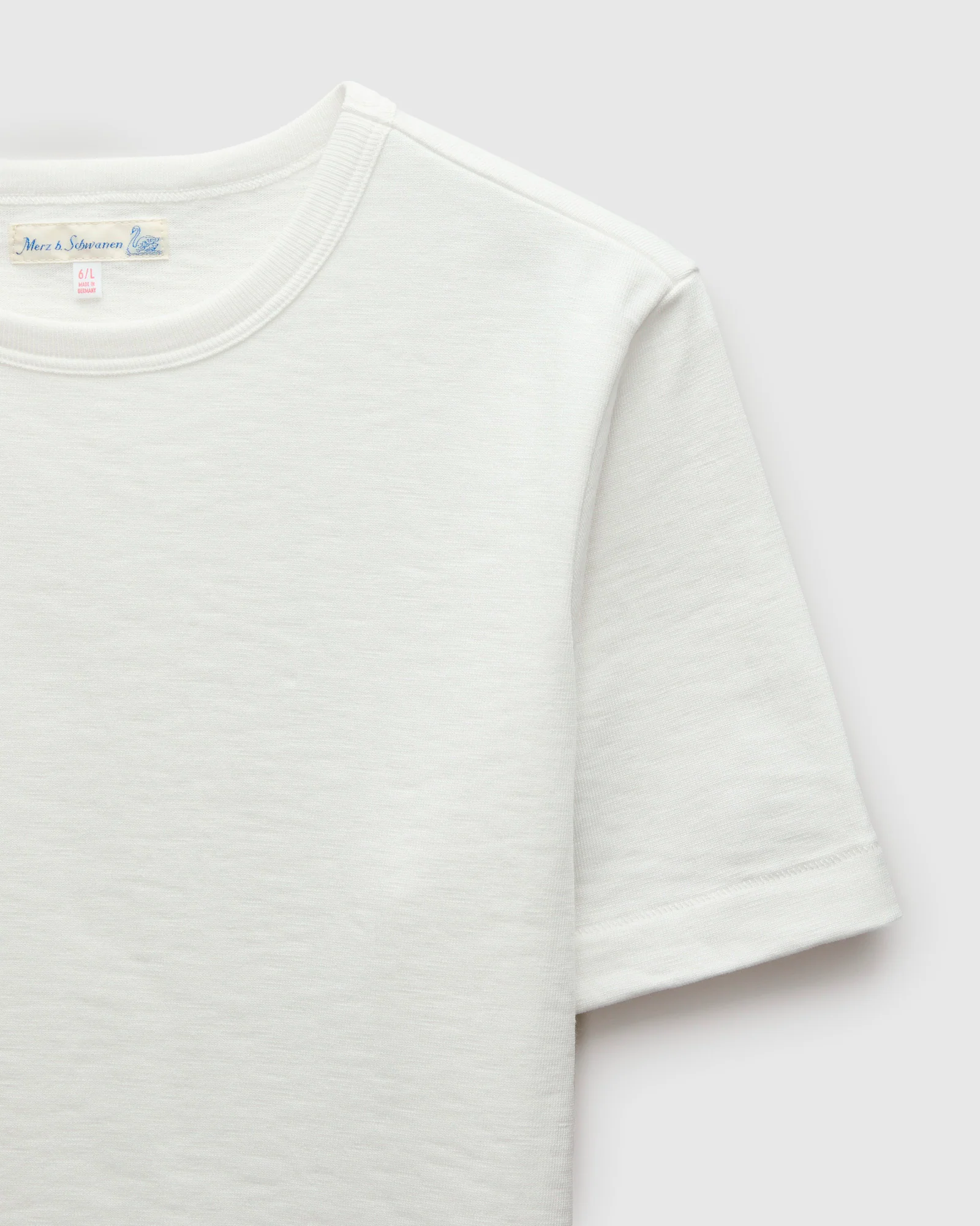 2S14 "Good Originals" Super Heavyweight 10.7oz Loopwheel T-Shirt in White - Image 3