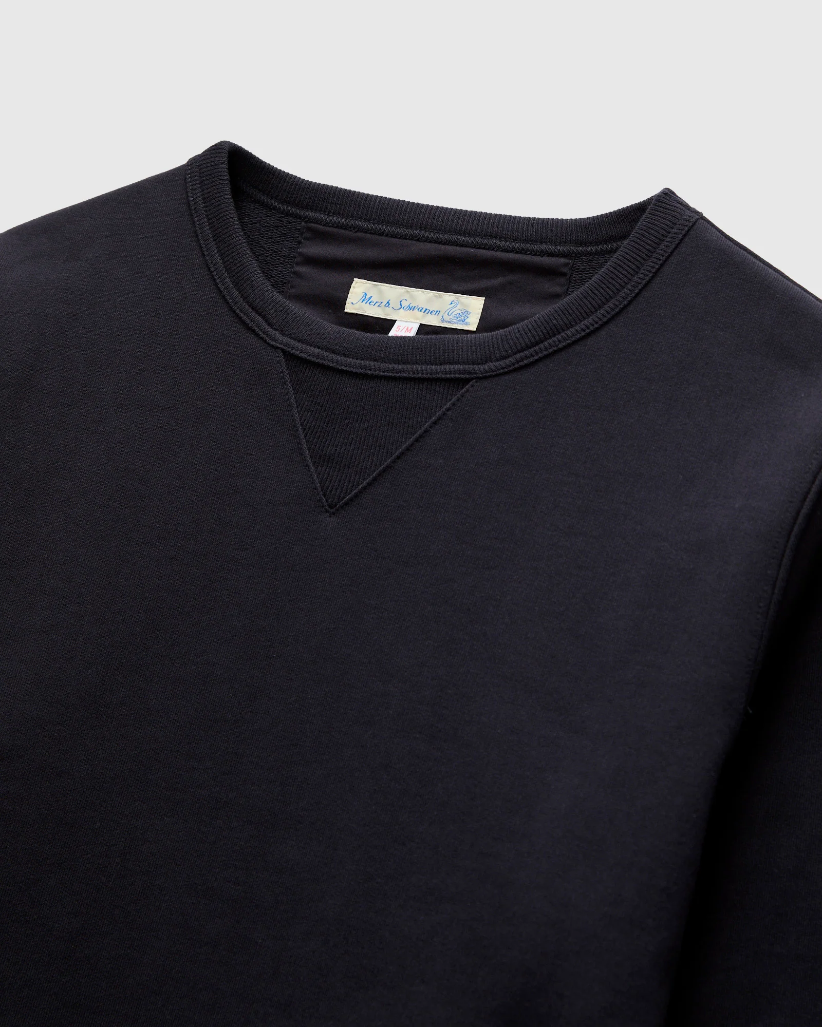 3S48 "Good Originals" Heavyweight Loopwheel Sweatshirt in Dark Navy - Image 3