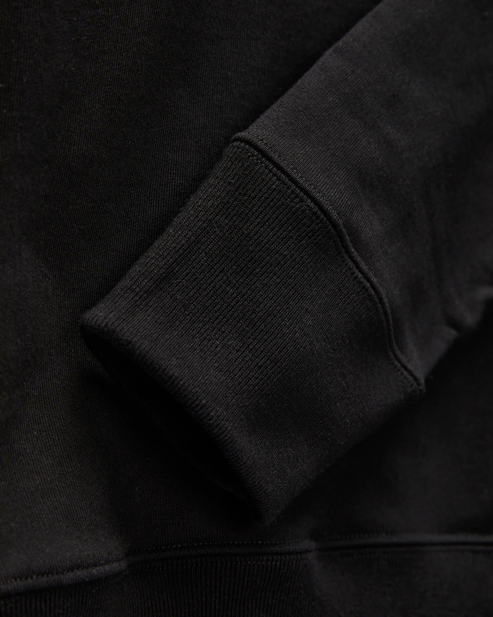 3S48 "Good Originals" Heavyweight Loopwheel Sweatshirt in Deep Black - Image 6