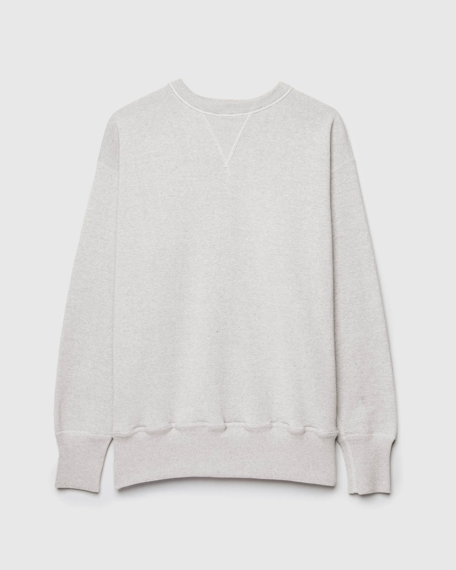 401 Loopwheel Sweatshirt in Heather Grey - Image 2
