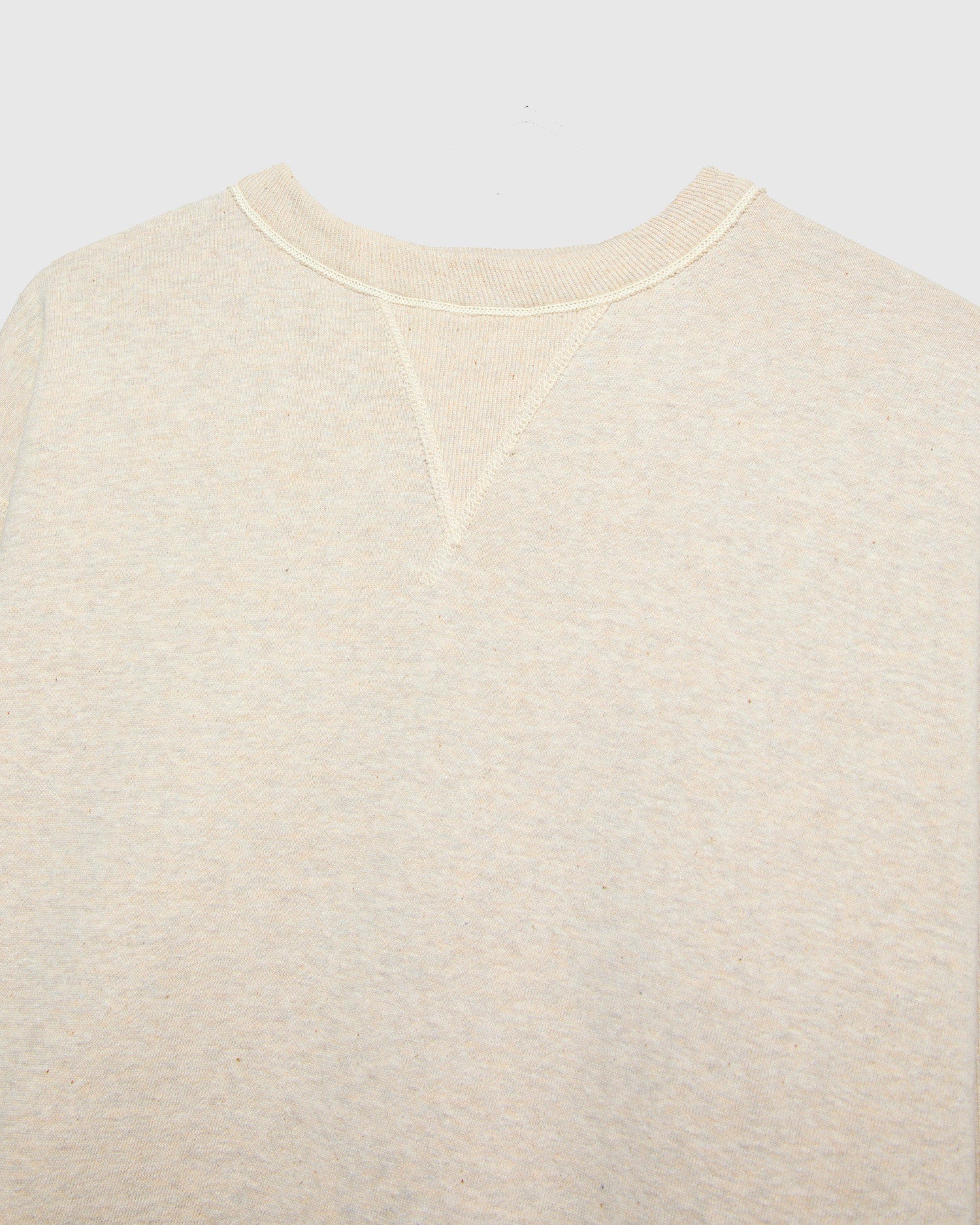 401 Loopwheel Sweatshirt in Oatmeal - Image 3