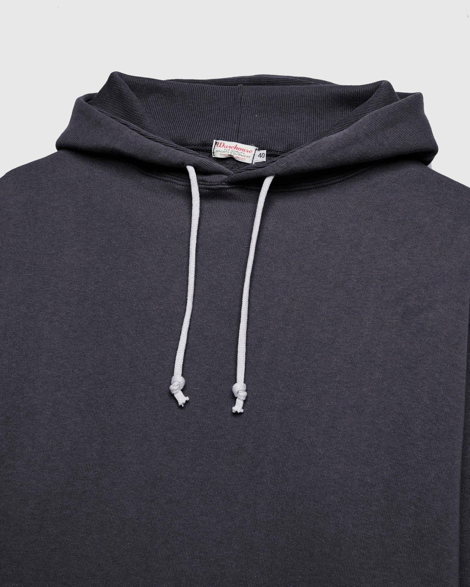 450 Loopwheel Hoodie in Ink Black - Image 3