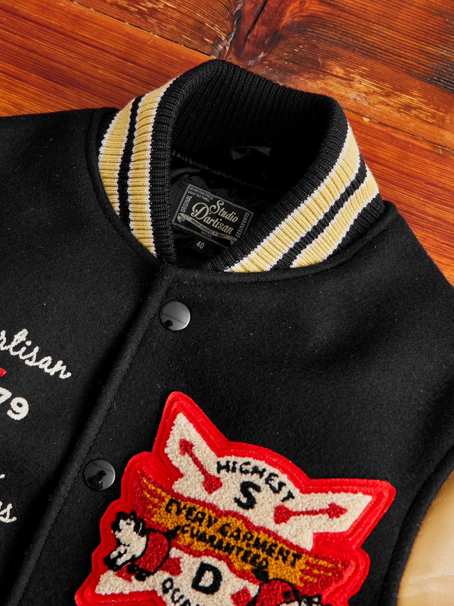 Anniversary Stadium Jacket in Black - Image 3