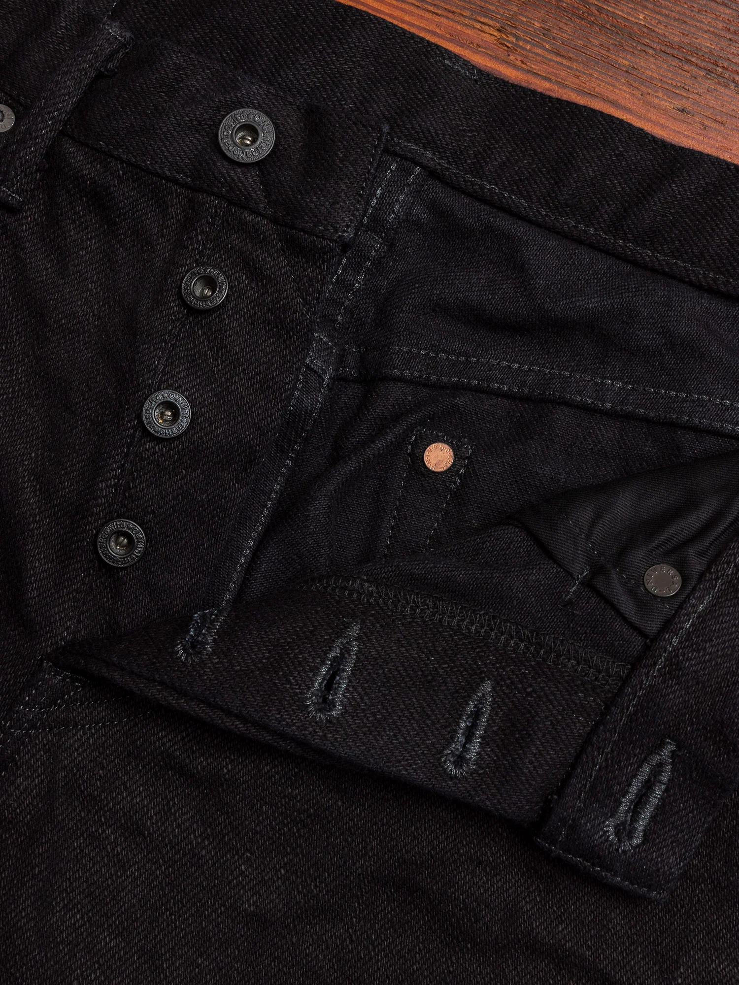 546AIZ "Aizumi x Black Secret" 20oz Selvedge Denim - Slim Straight Fit - Image 6