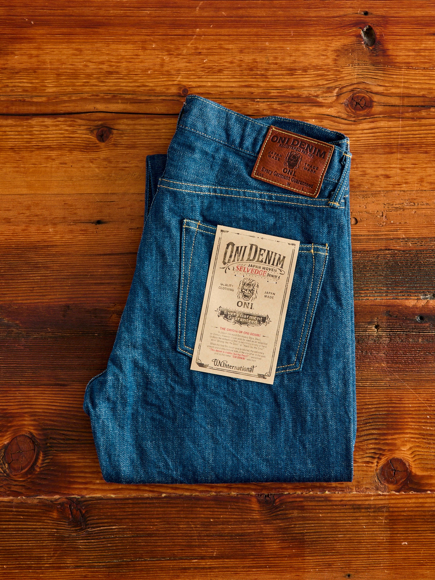 570-OFBD "Old Fade Blue" 13.7oz Selvedge Denim - Classic Straight Fit - Image 2