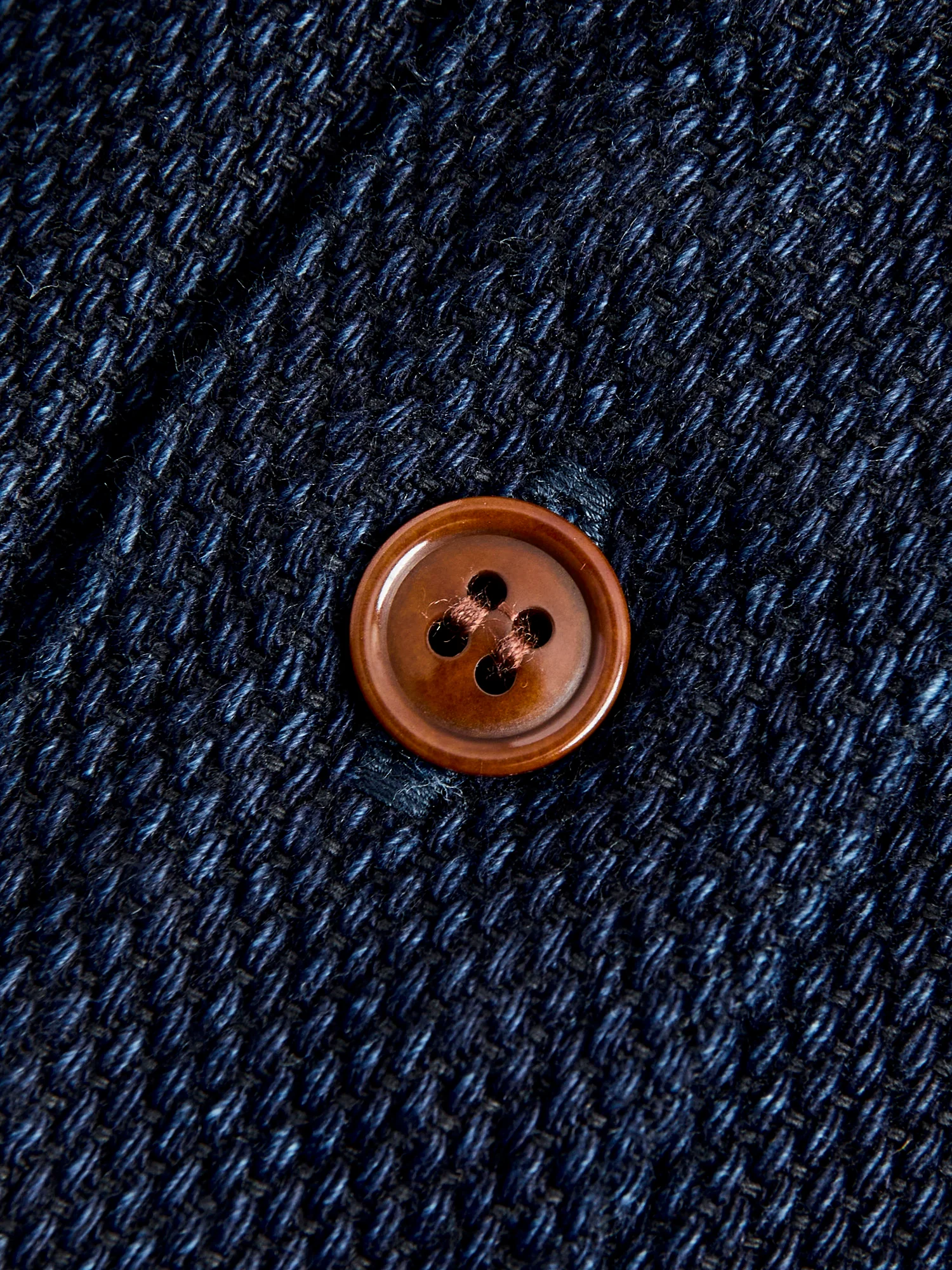 5713 "Heavyweight Sashiko" Work Shirt in Indigo - Image 5