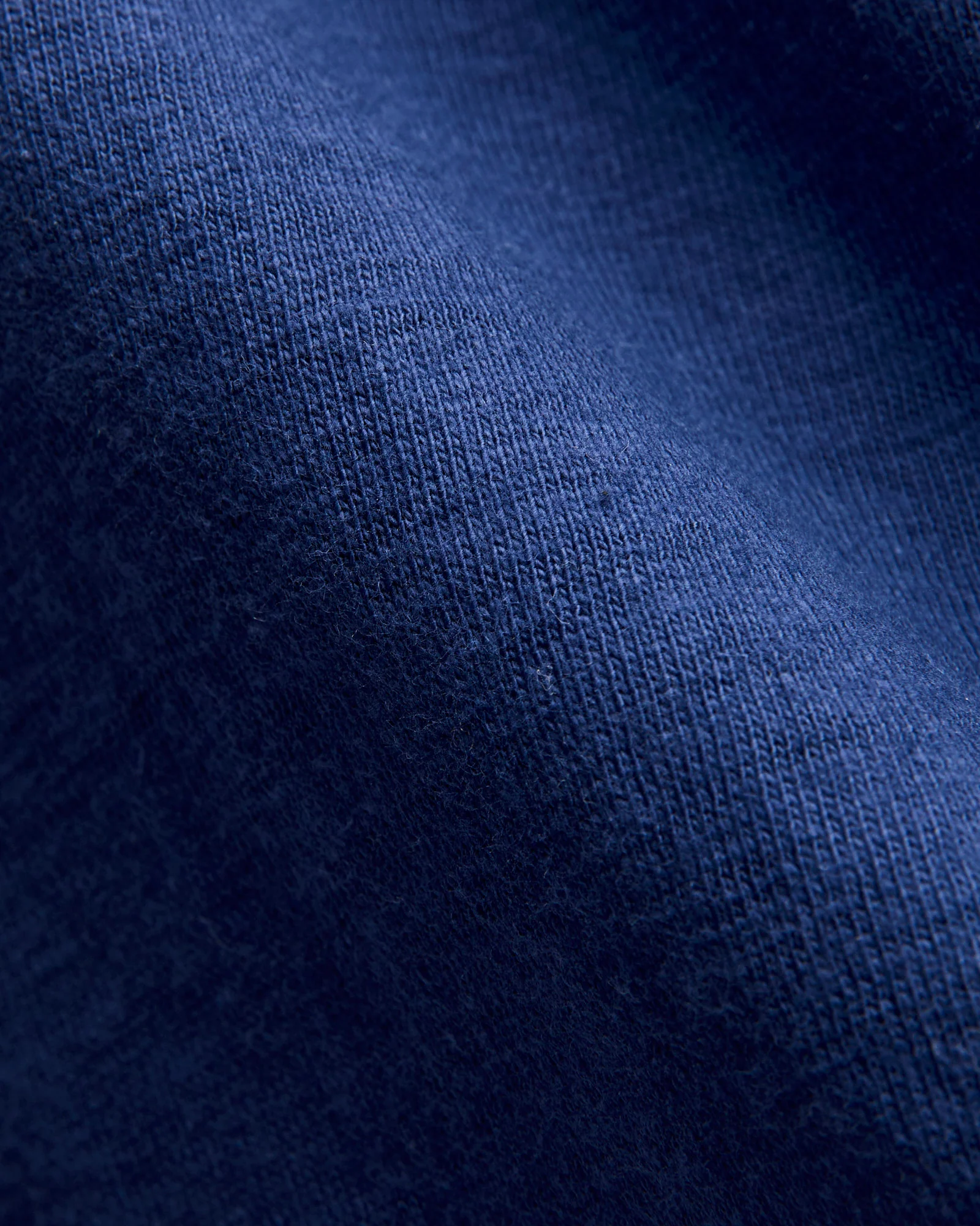 5906 Loopwheel Long Sleeve Tee in Navy - Image 6