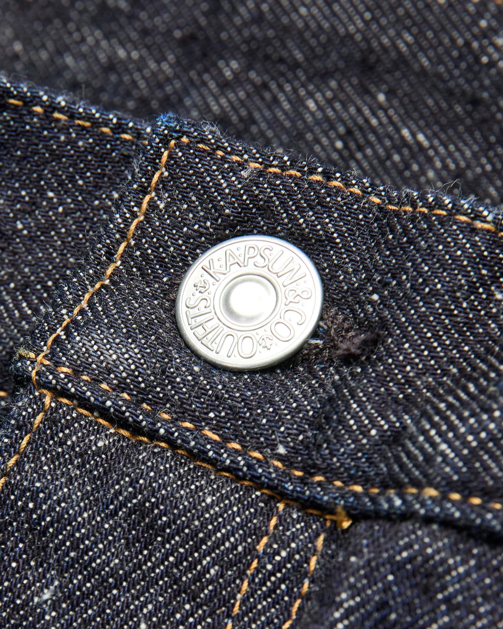 5P Zipper Front Denim Pants in Indigo One Wash - Image 6