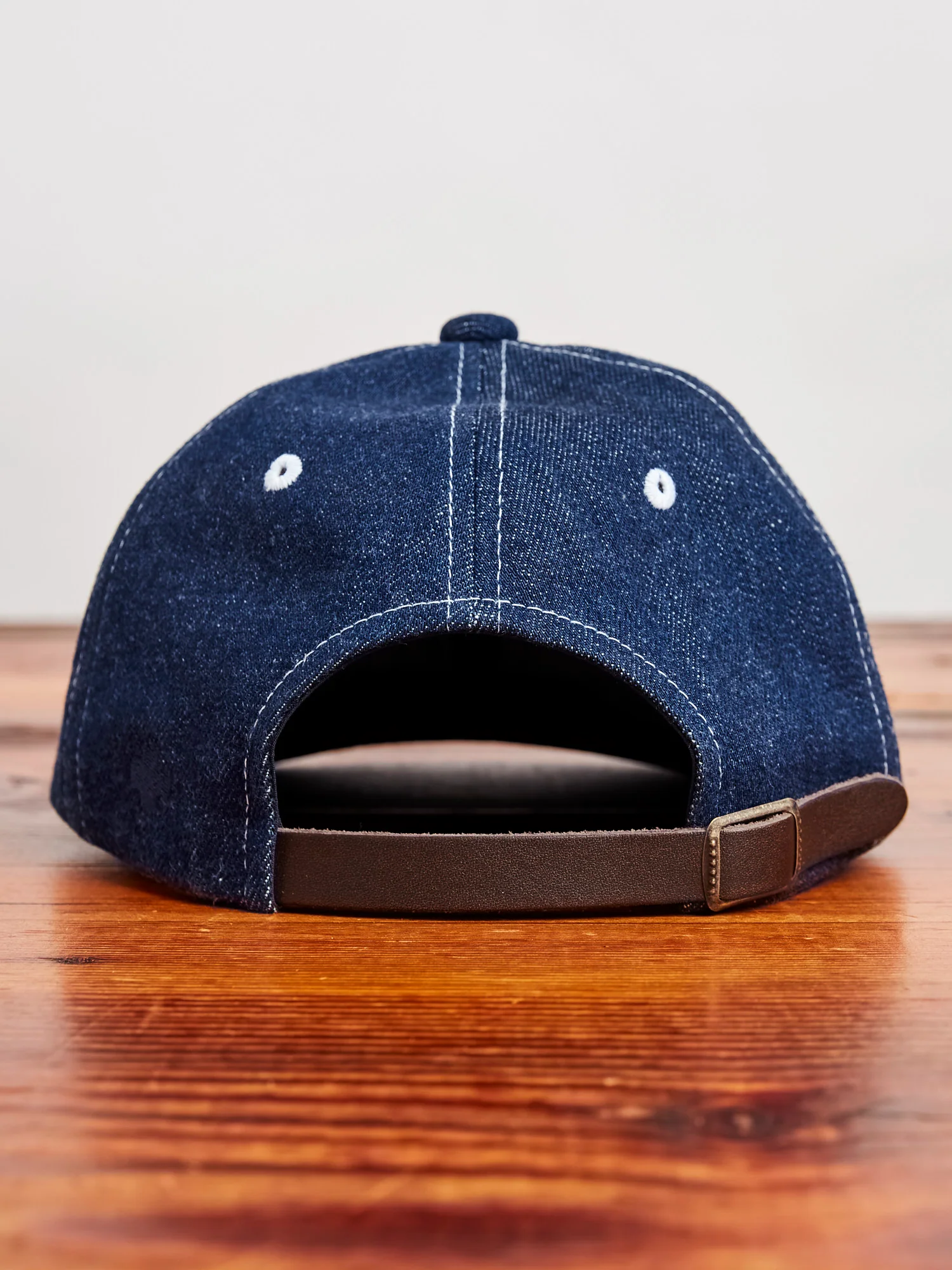 6-Panel Denim Cap in Indigo - Image 3