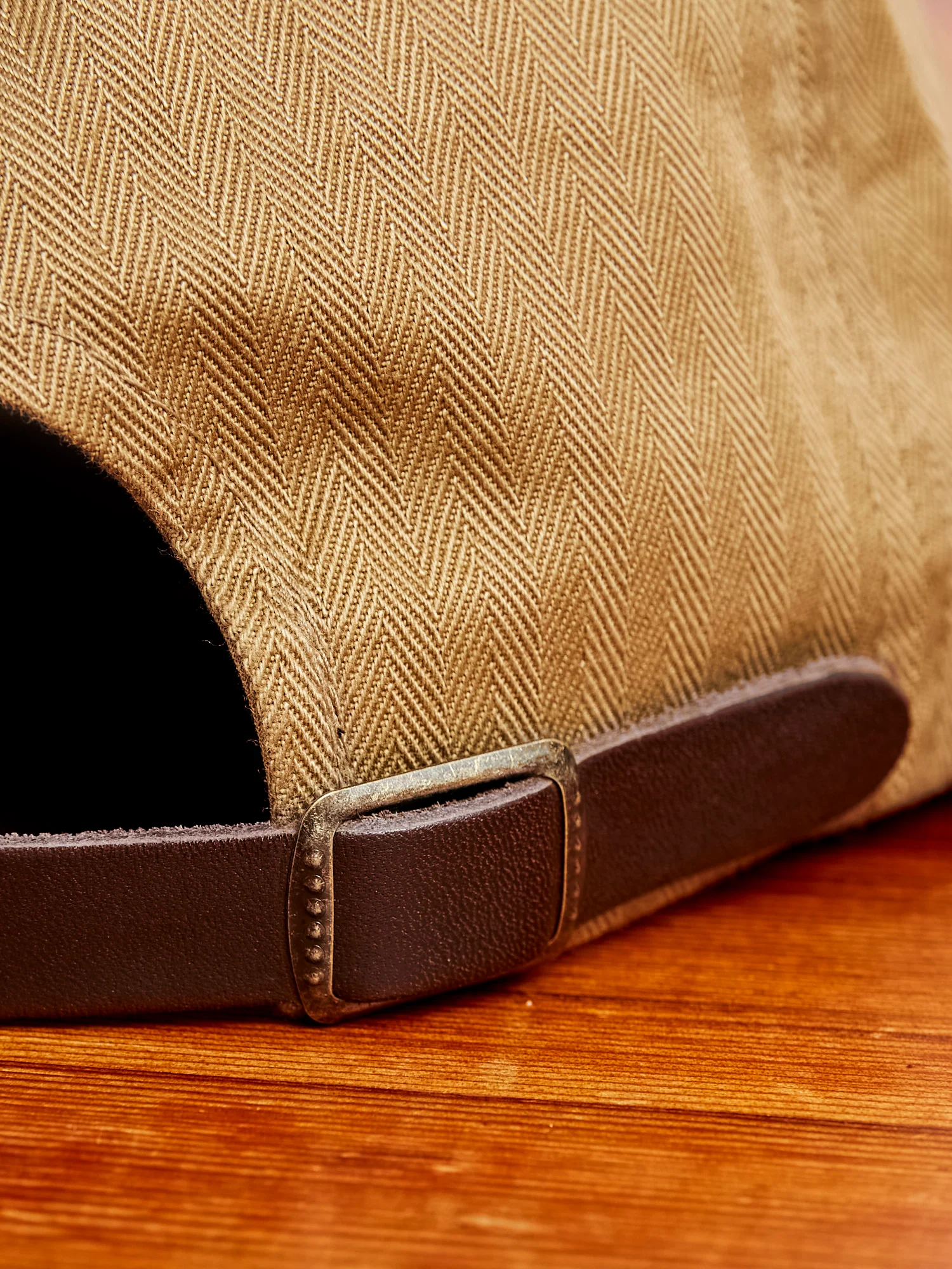 6-Panel HBT Cap in Khaki - Image 4