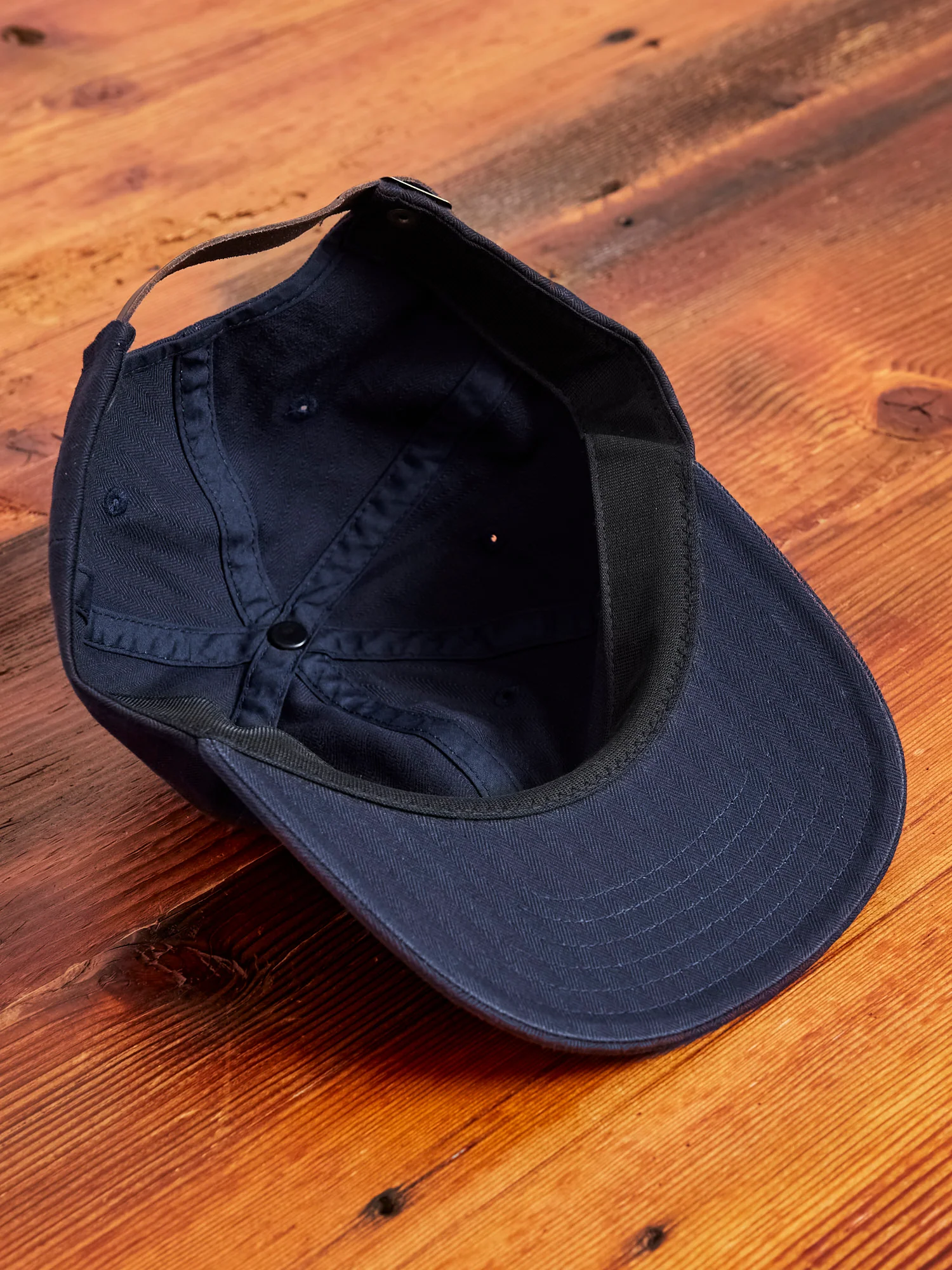 6-Panel HBT Cap in Navy - Image 8