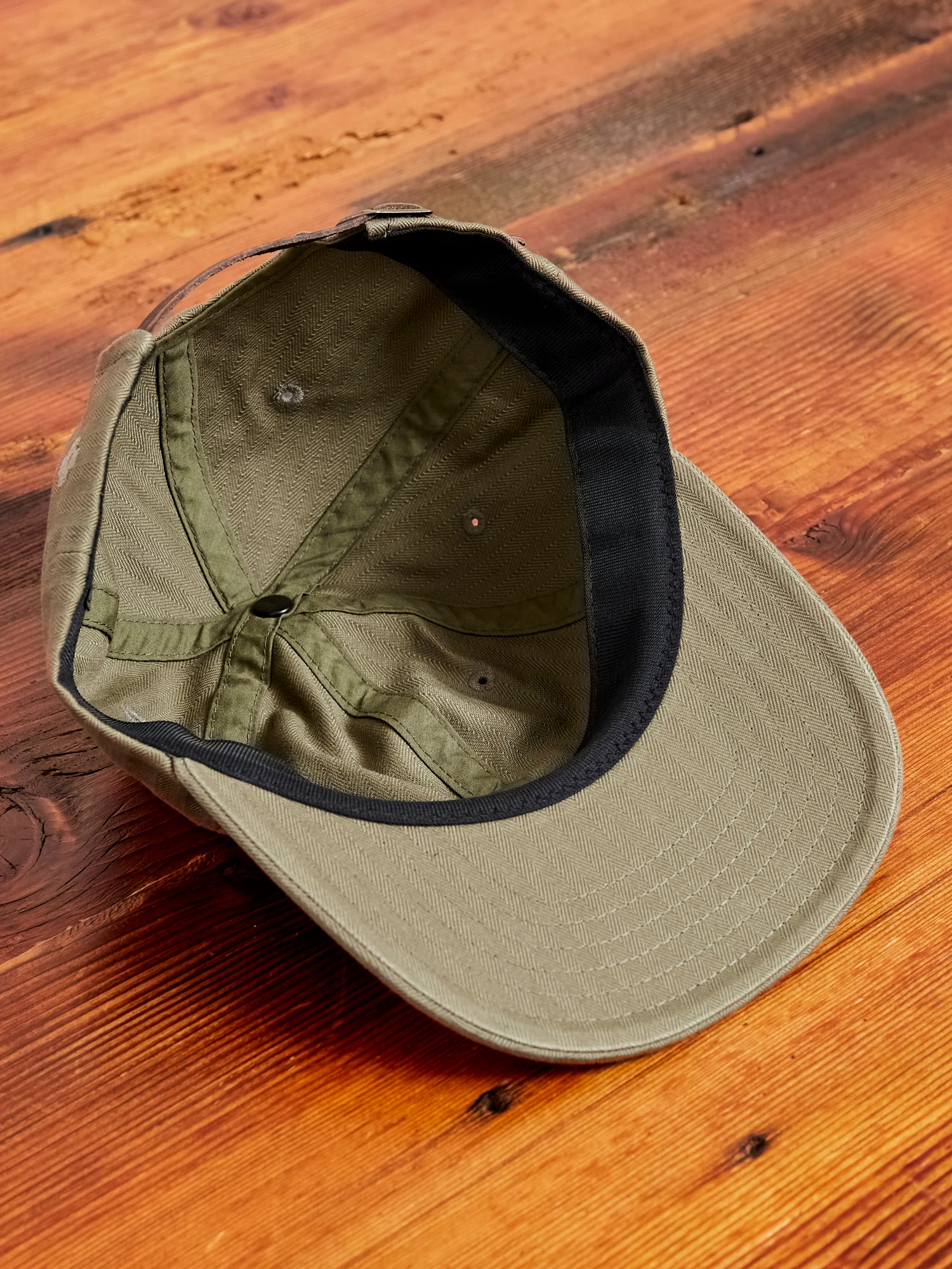 6-Panel HBT Cap in Olive - Image 8