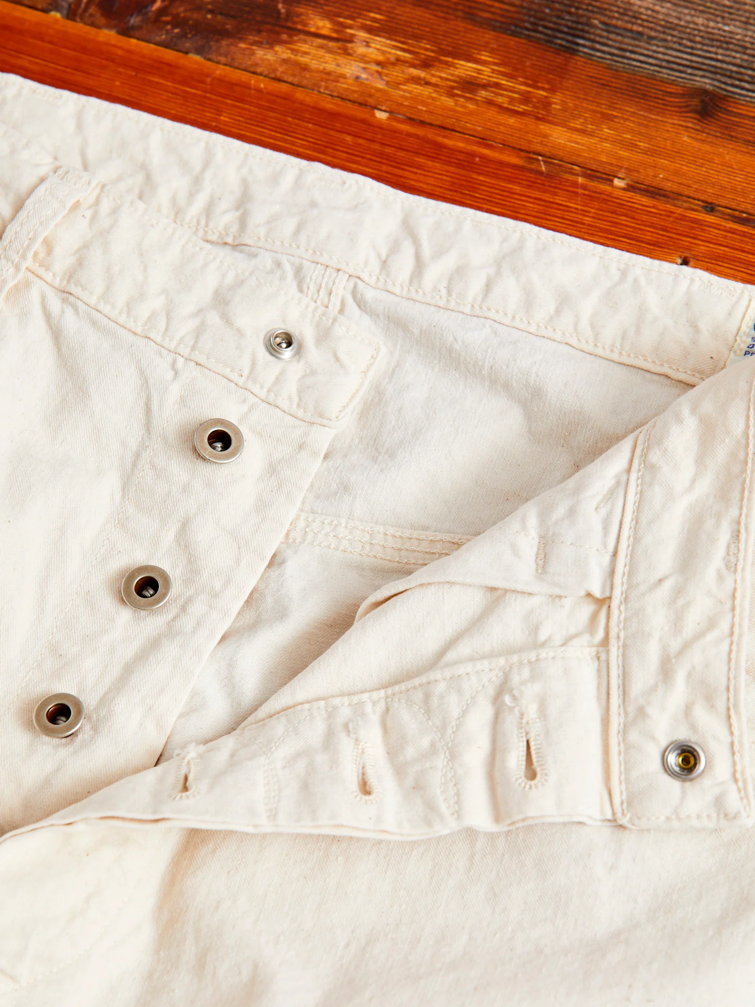 60's Painter Pants in Ecru - Image 6