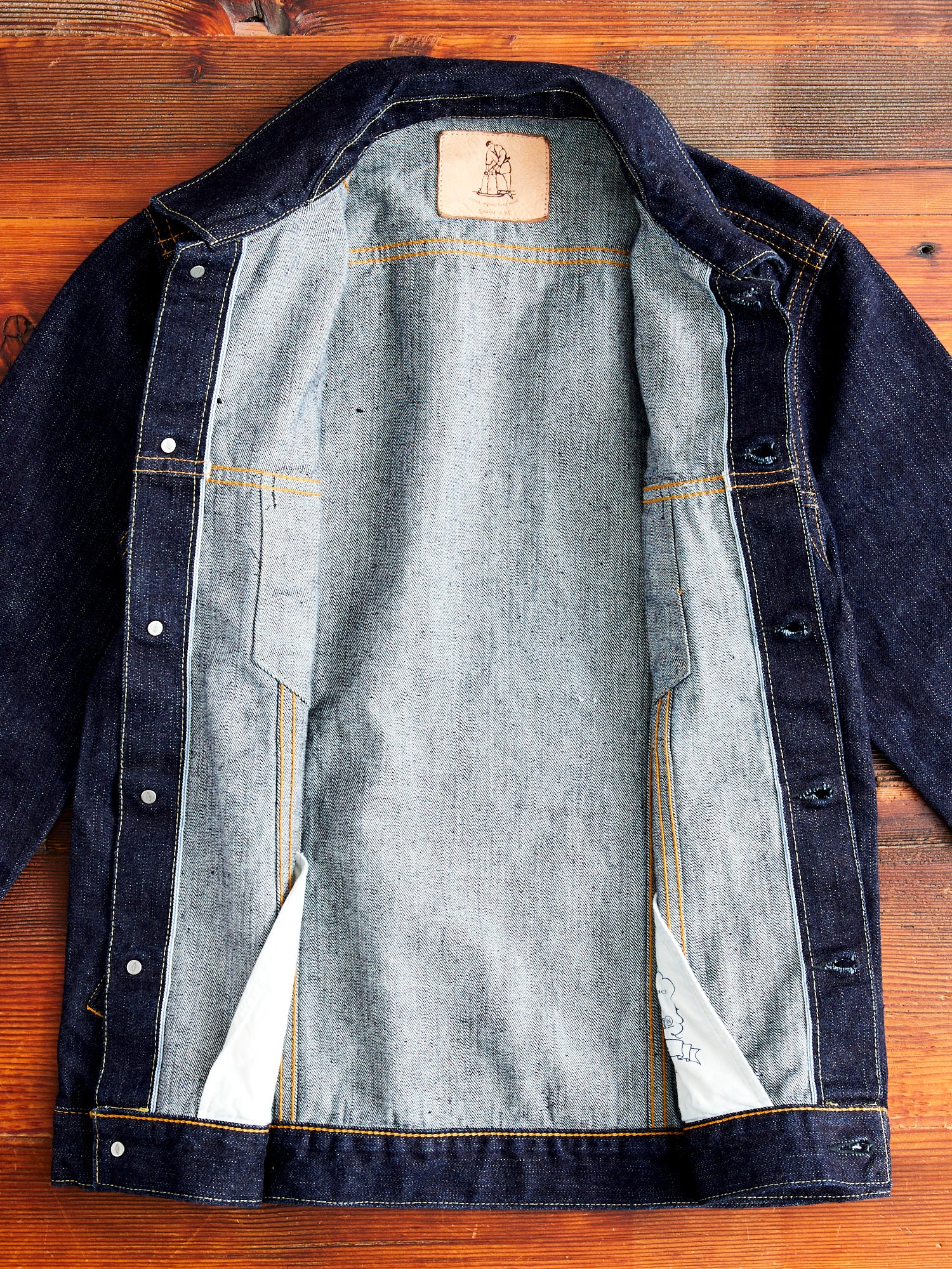 6114 14oz Type-3 Denim Jacket in Indigo - Image 11