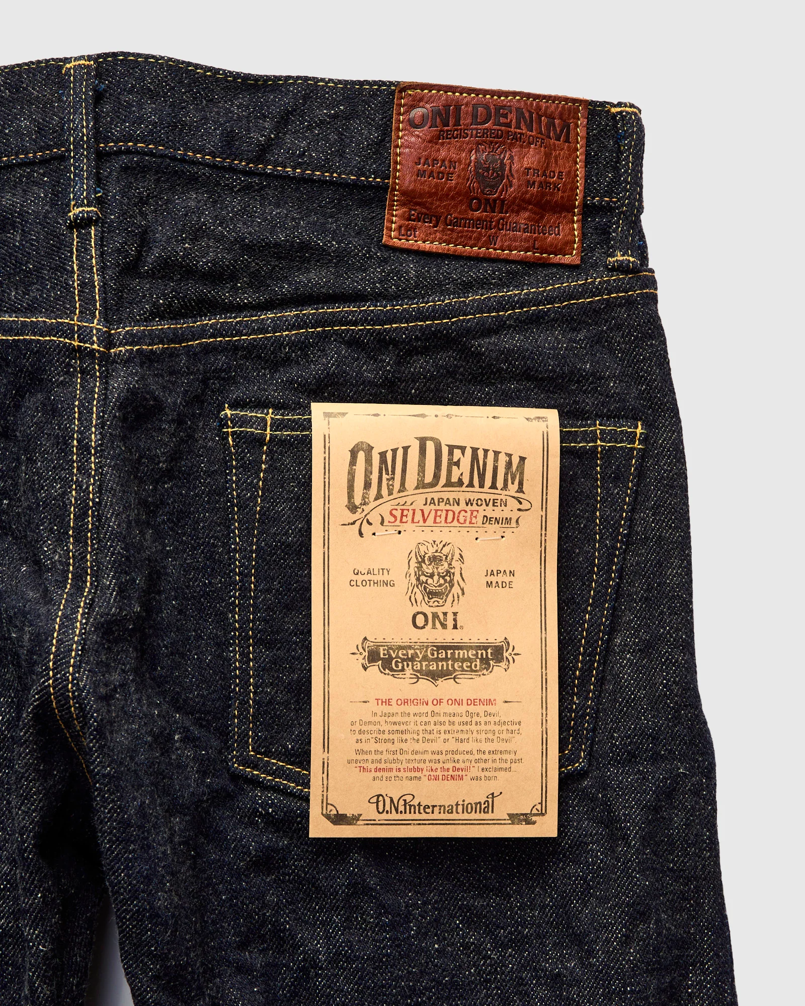622-DIZR "Dark Indigo Secret Denim" 20oz Selvedge Denim - Relaxed Tapered Fit - Image 4