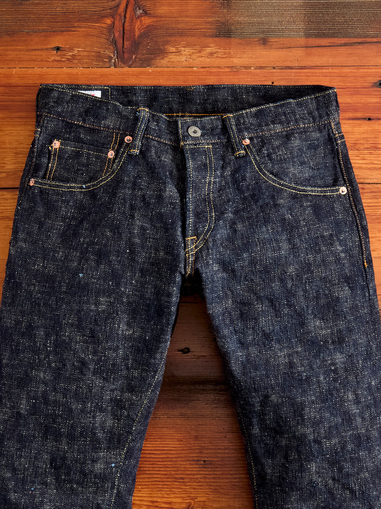 622 "Kasuri" 17oz Slub Selvedge Denim - Relaxed Tapered Fit - Image 6