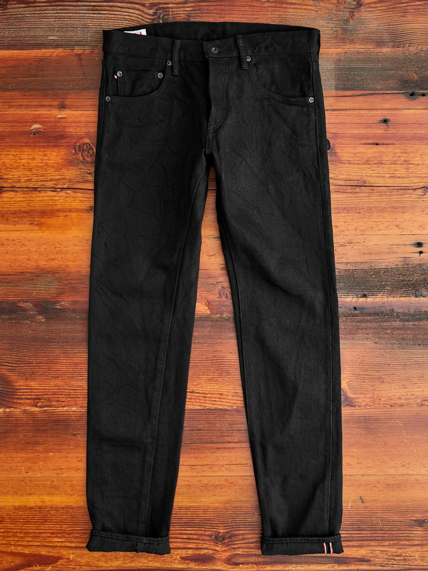 622ZR-BK "Secret Black" 20oz Selvedge Denim - Relaxed Tapered Fit - Image 6