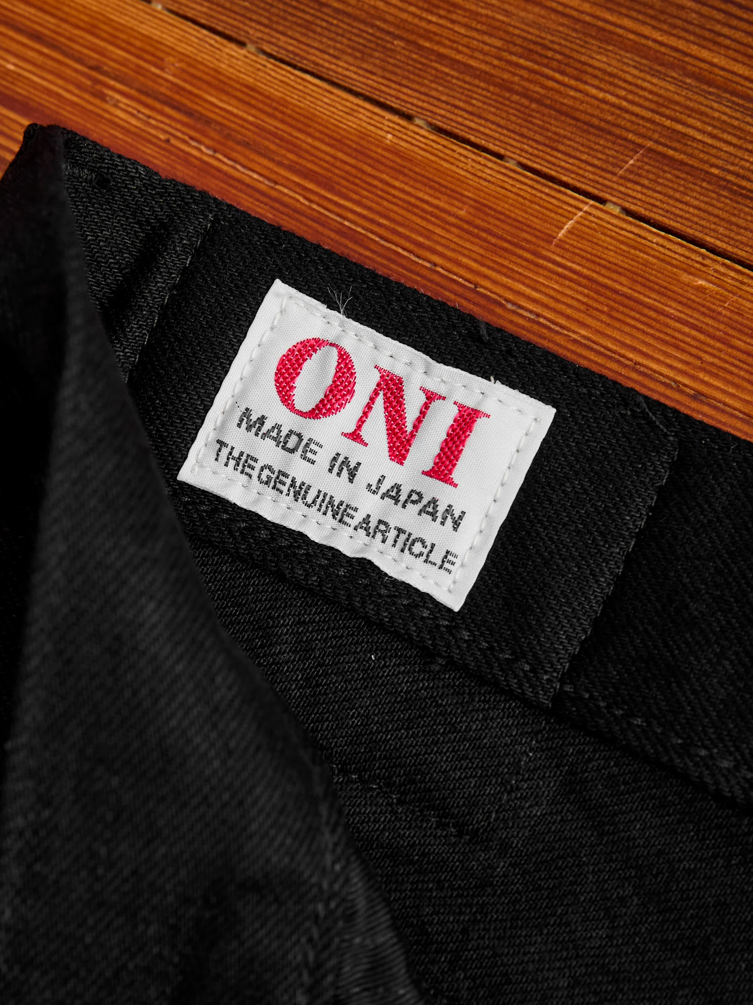 642-13BK "Jet Black" 13oz Selvedge Denim - Relaxed Tapered Fit - Image 12