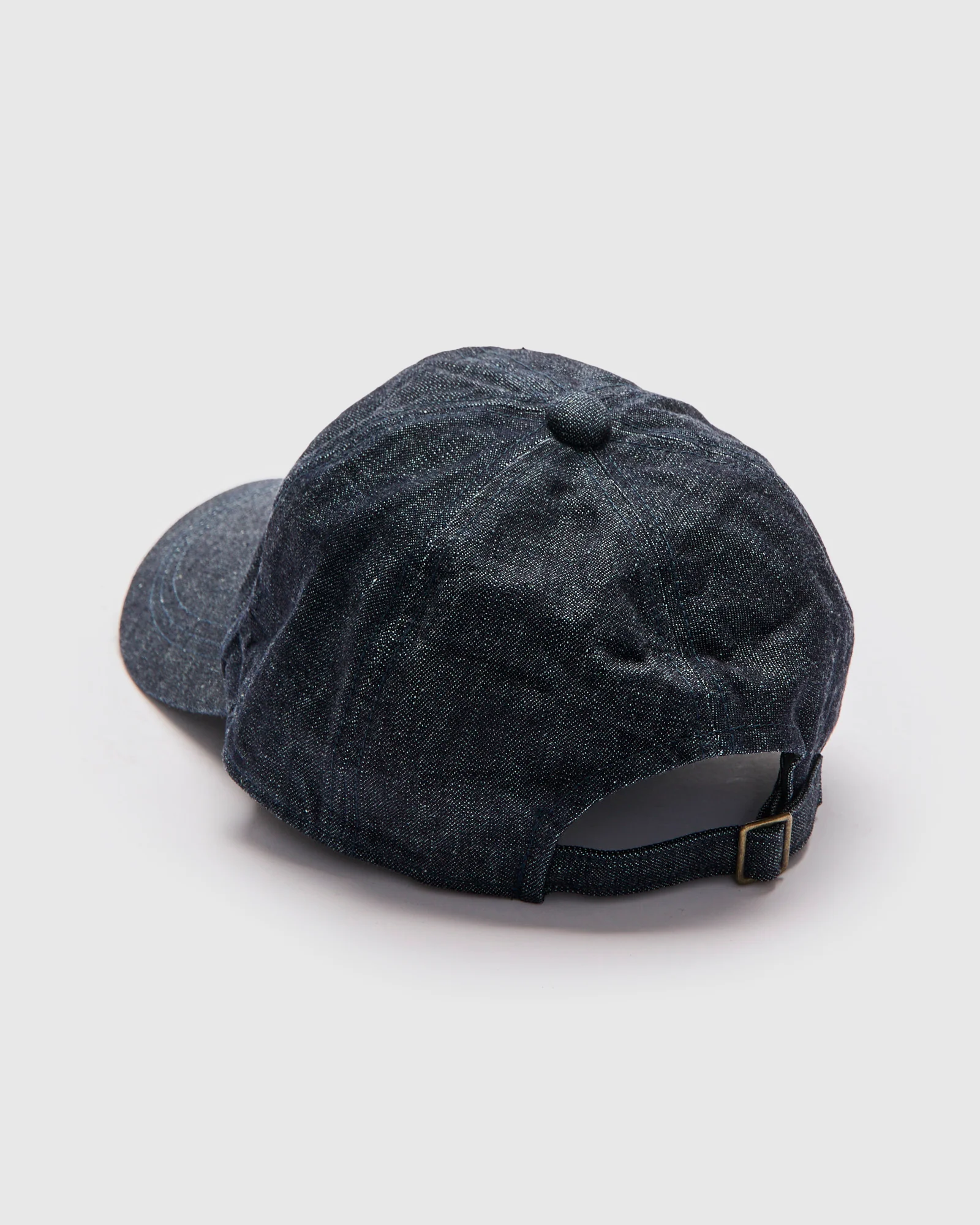 Full Wappen Denim Cap in Indigo Blue - Image 3