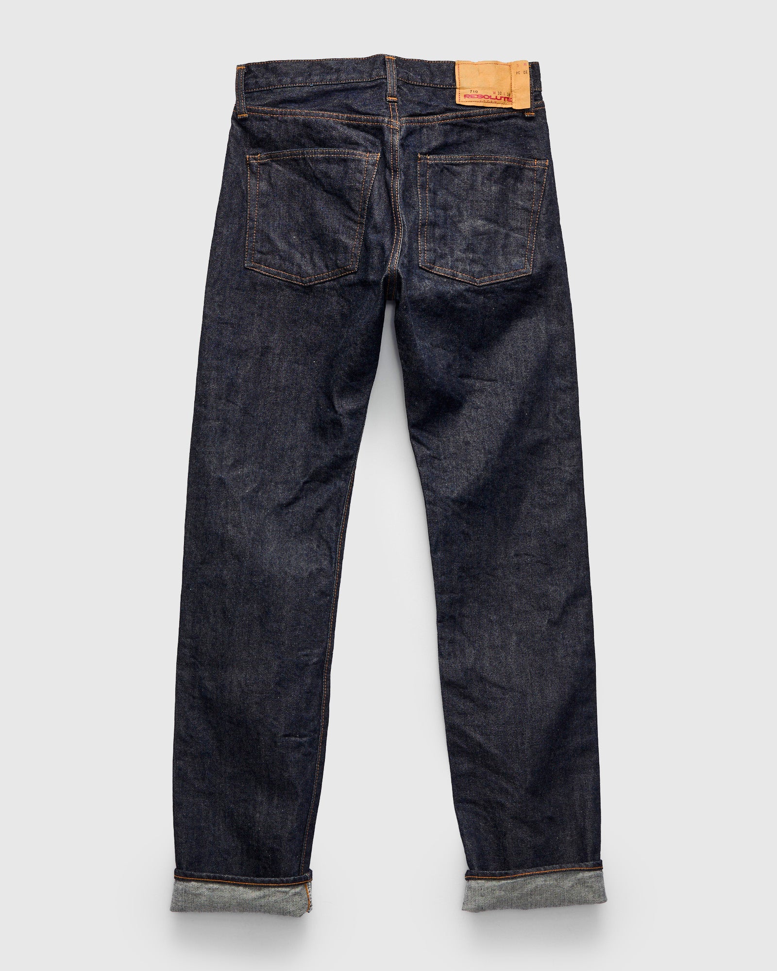 710 "66 Model" 14oz Rinsed Selvedge Denim - Slim Straight Fit - Image 3