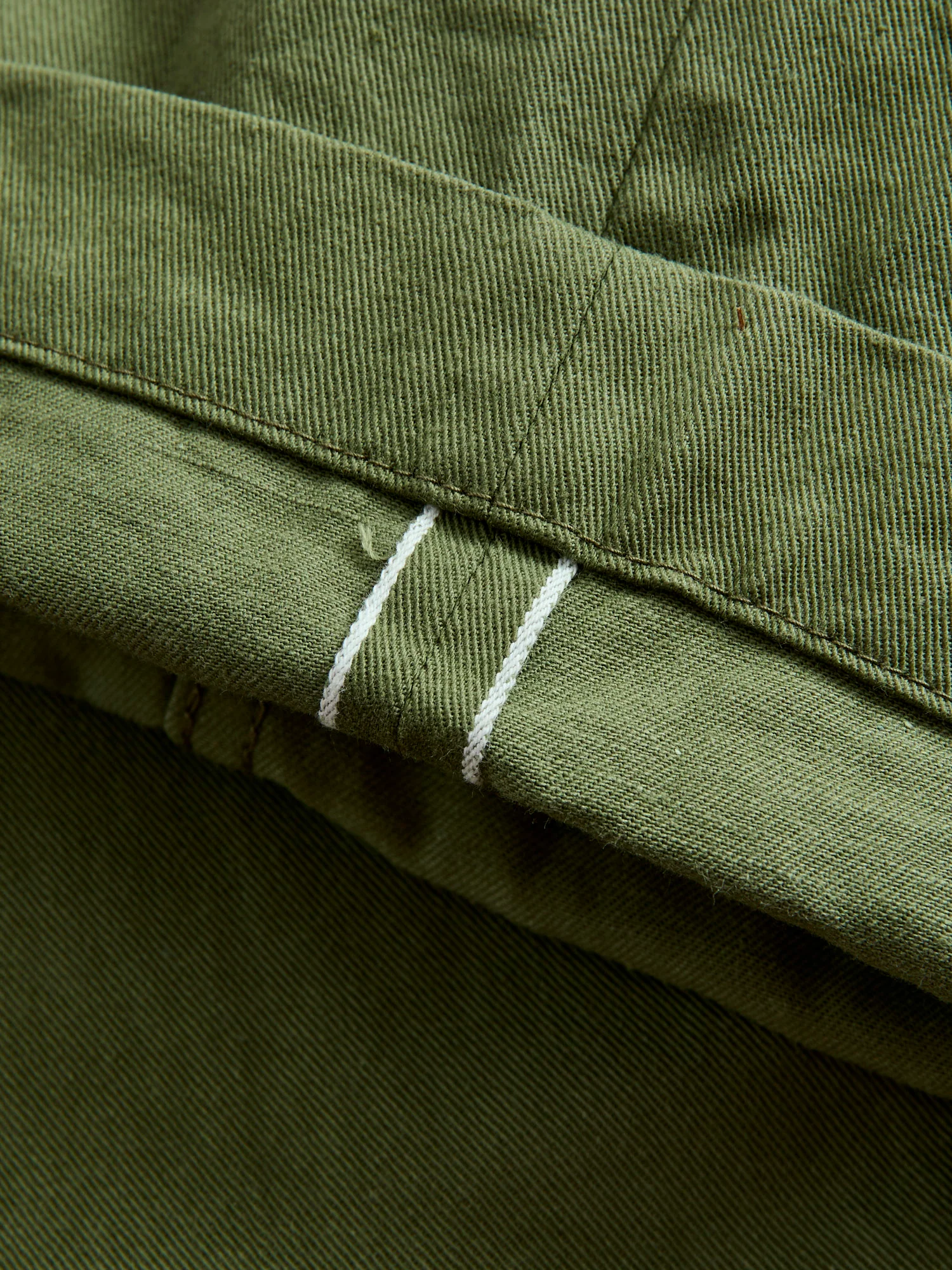 9.5oz Selvedge Chino in Light Olive - Image 11
