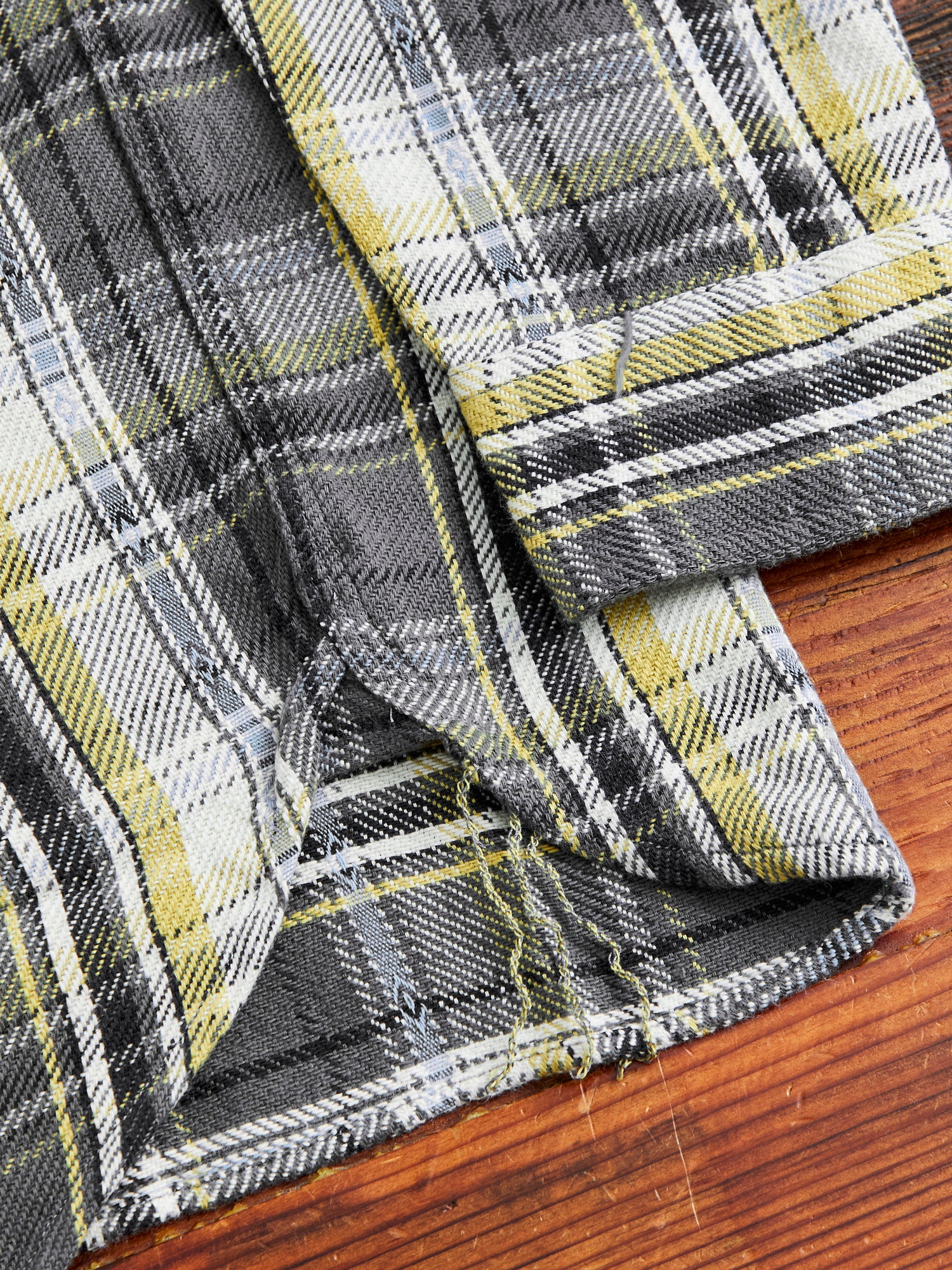 750WS Heavy Flannel Shirt in Grey - Image 11