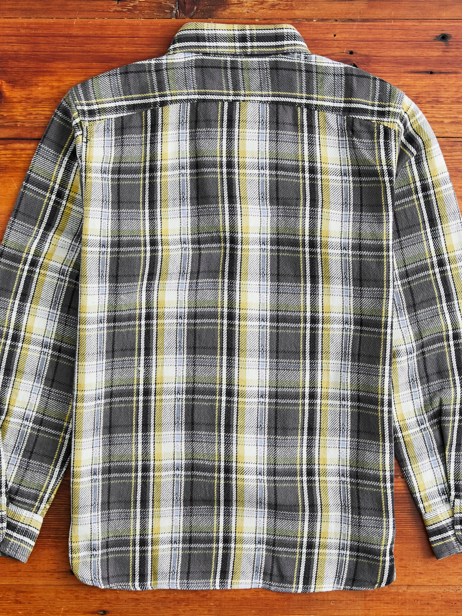 750WS Heavy Flannel Shirt in Grey - Image 12